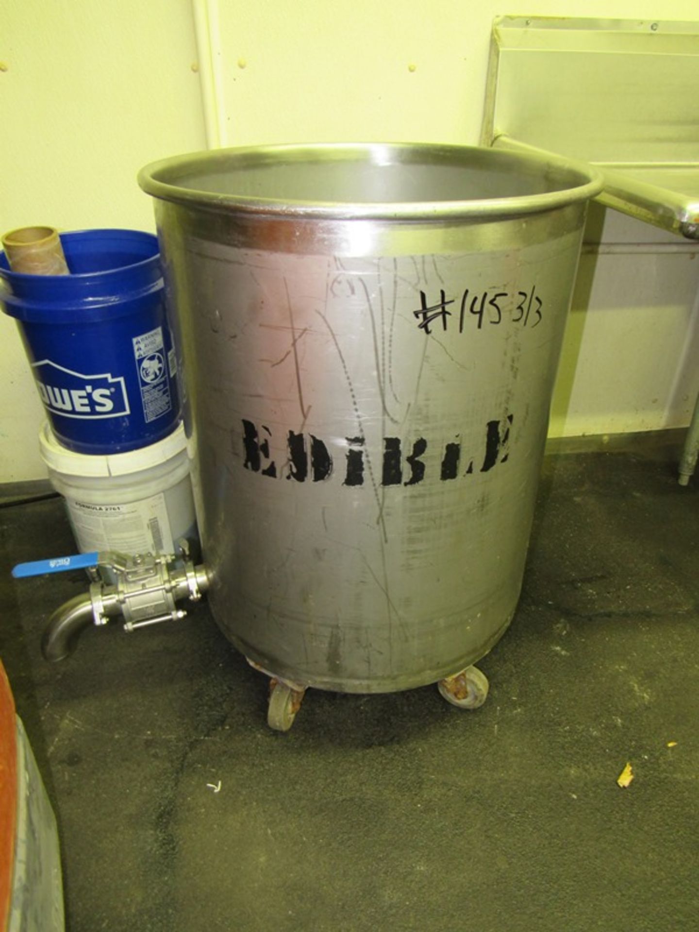 Stainless Steel Barrels, 24" Dia. X 28" Deep on wheels(All Funds Must Be Received by Friday, August - Image 5 of 7