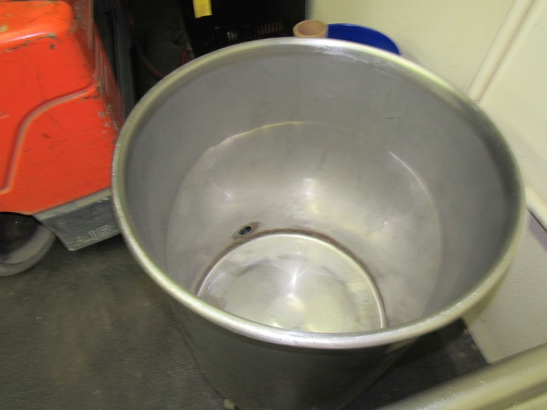 Stainless Steel Barrels, 24" Dia. X 28" Deep on wheels(All Funds Must Be Received by Friday, August - Image 6 of 7