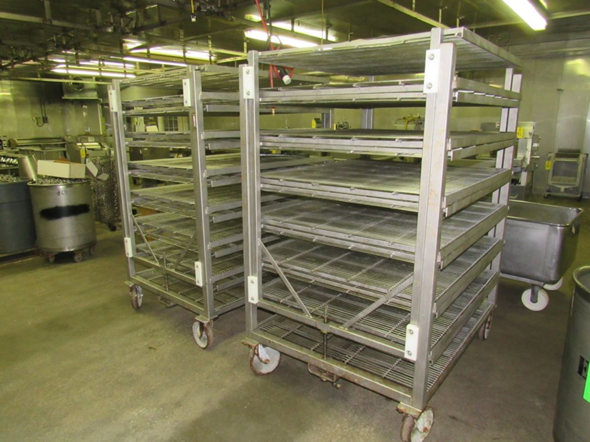 Marlen Mdl. 1200 MSPR Stainless Steel Press Racks, 42" W X 52" L X 6' T, 6 screens (All Funds Must B - Image 2 of 3