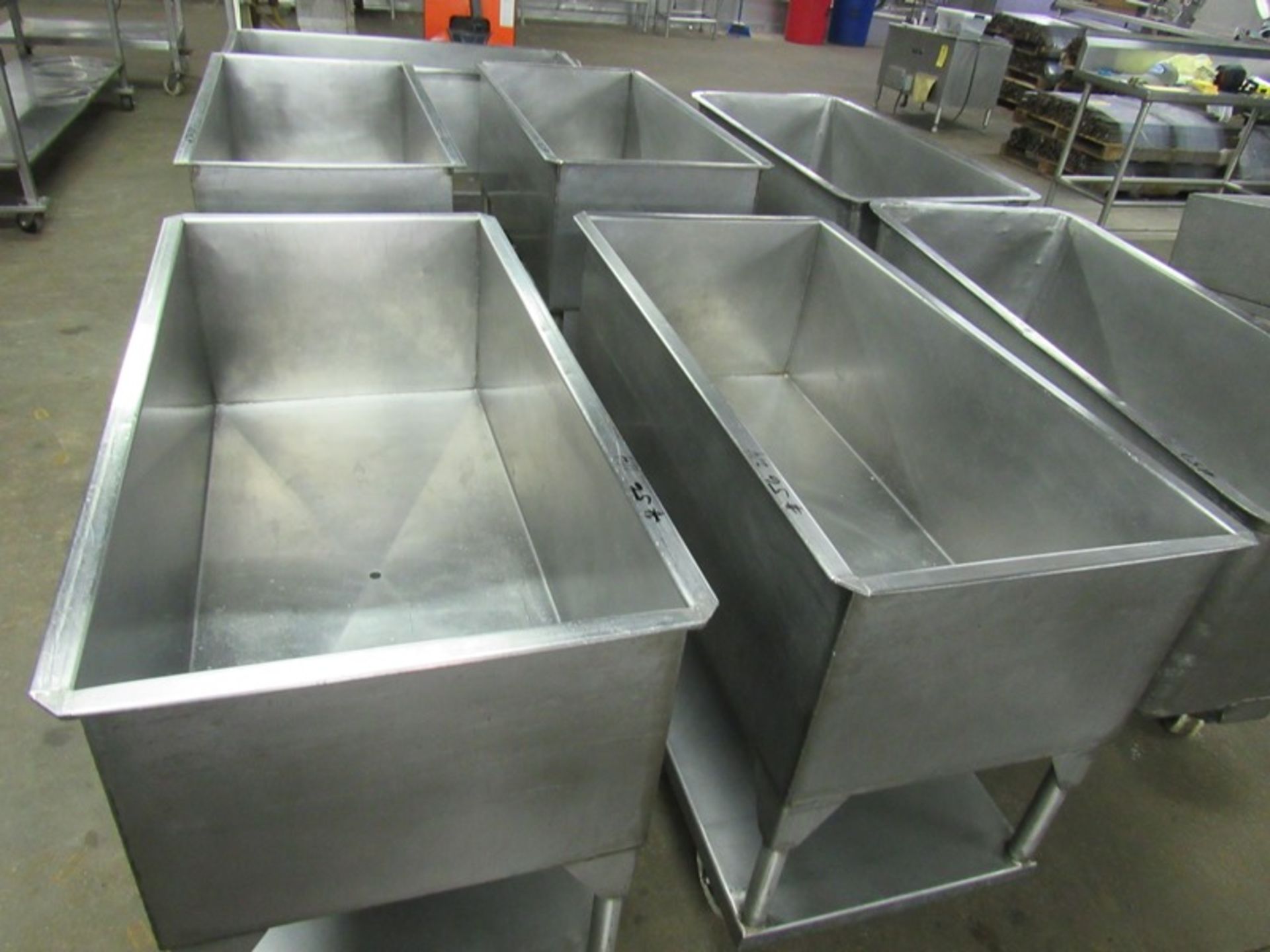 Stainless Steel Meat Trucks, 22" W X 4' L X 16" D (All Funds Must Be Received by Friday, August 9th. - Image 2 of 2