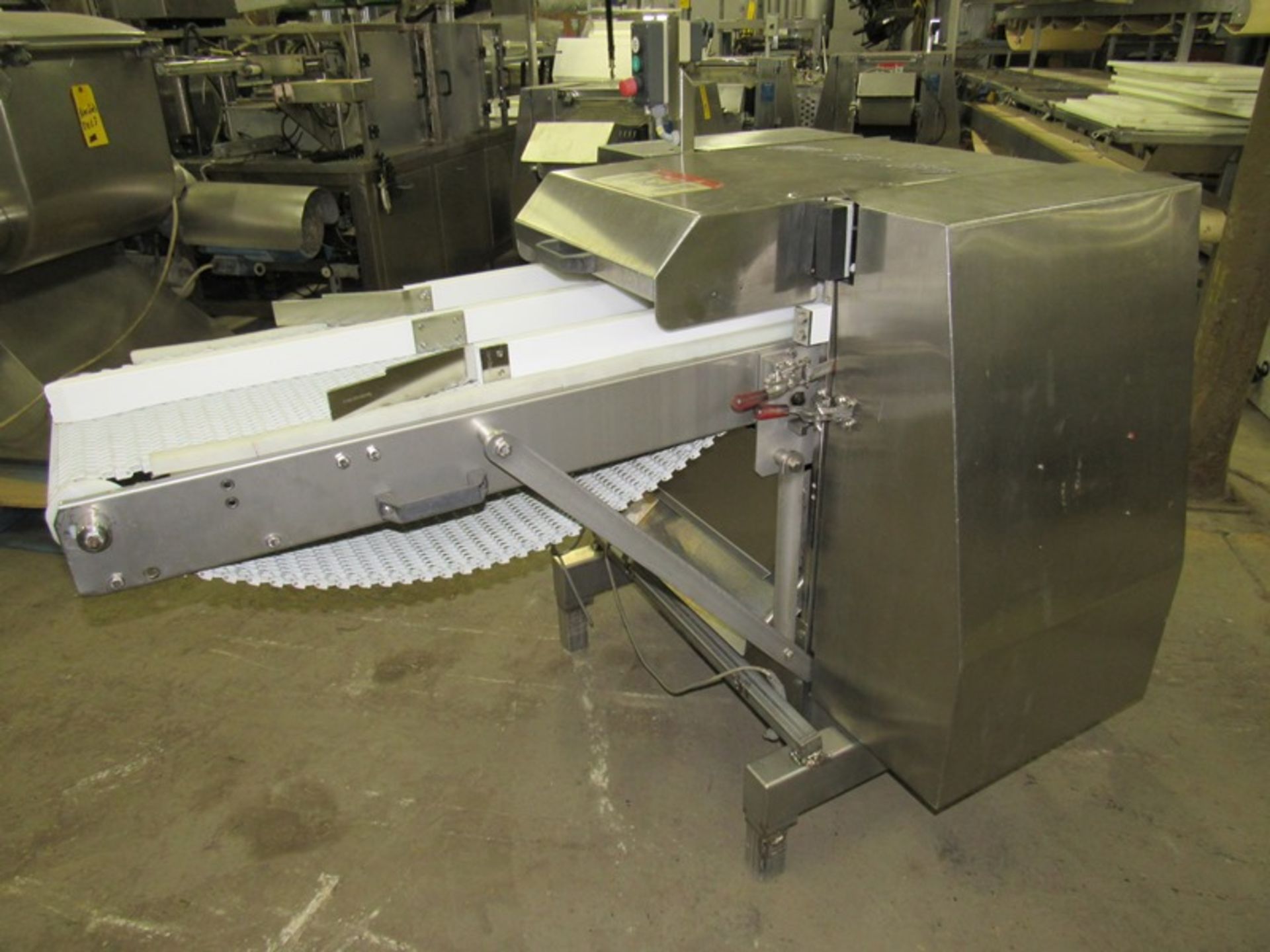 Baader Mdl. 620 Conveyorized Fish Skinner, 15" wide X 46" long infeed conveyor, 1.5 h.p., 140 volts, - Image 2 of 9