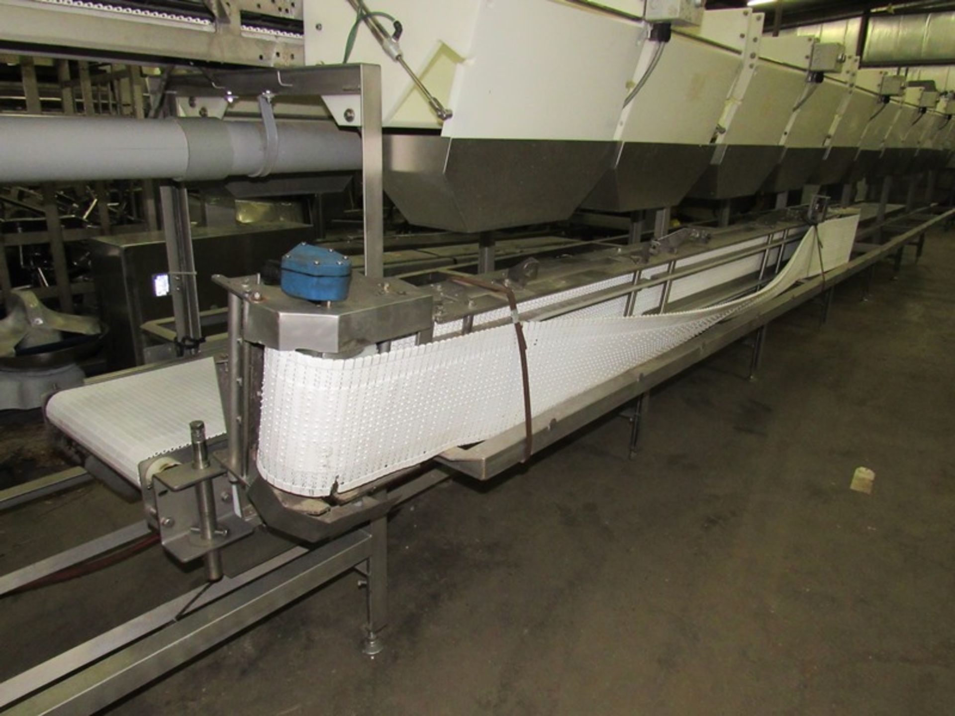 Baader Mdl. BA-1900 Sizing & Batching Conveyor System, (24) grading stations, (12 on each side) on - Image 6 of 19