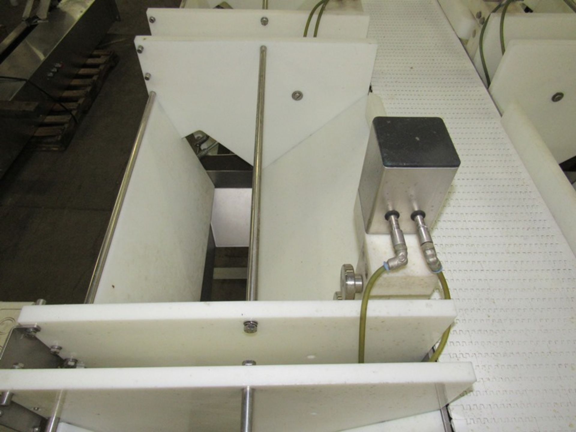 Baader Mdl. BA-1900 Sizing & Batching Conveyor System, (24) grading stations, (12 on each side) on - Image 9 of 19