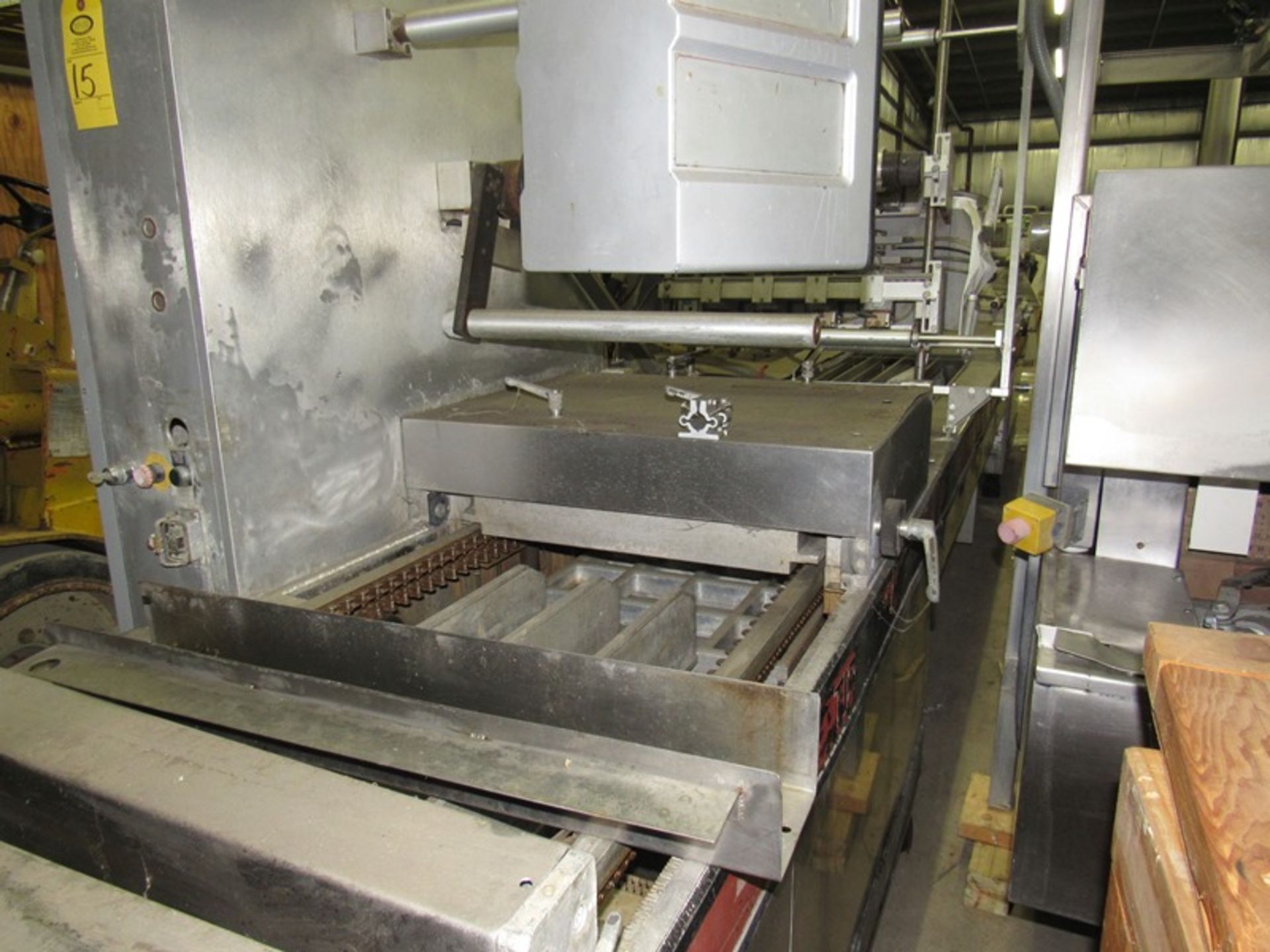 Kramer Grebe Rollstock Packager, 560 mm between chains, 16 up die, approx.: 120 mm wide X 150 mm - Image 7 of 19
