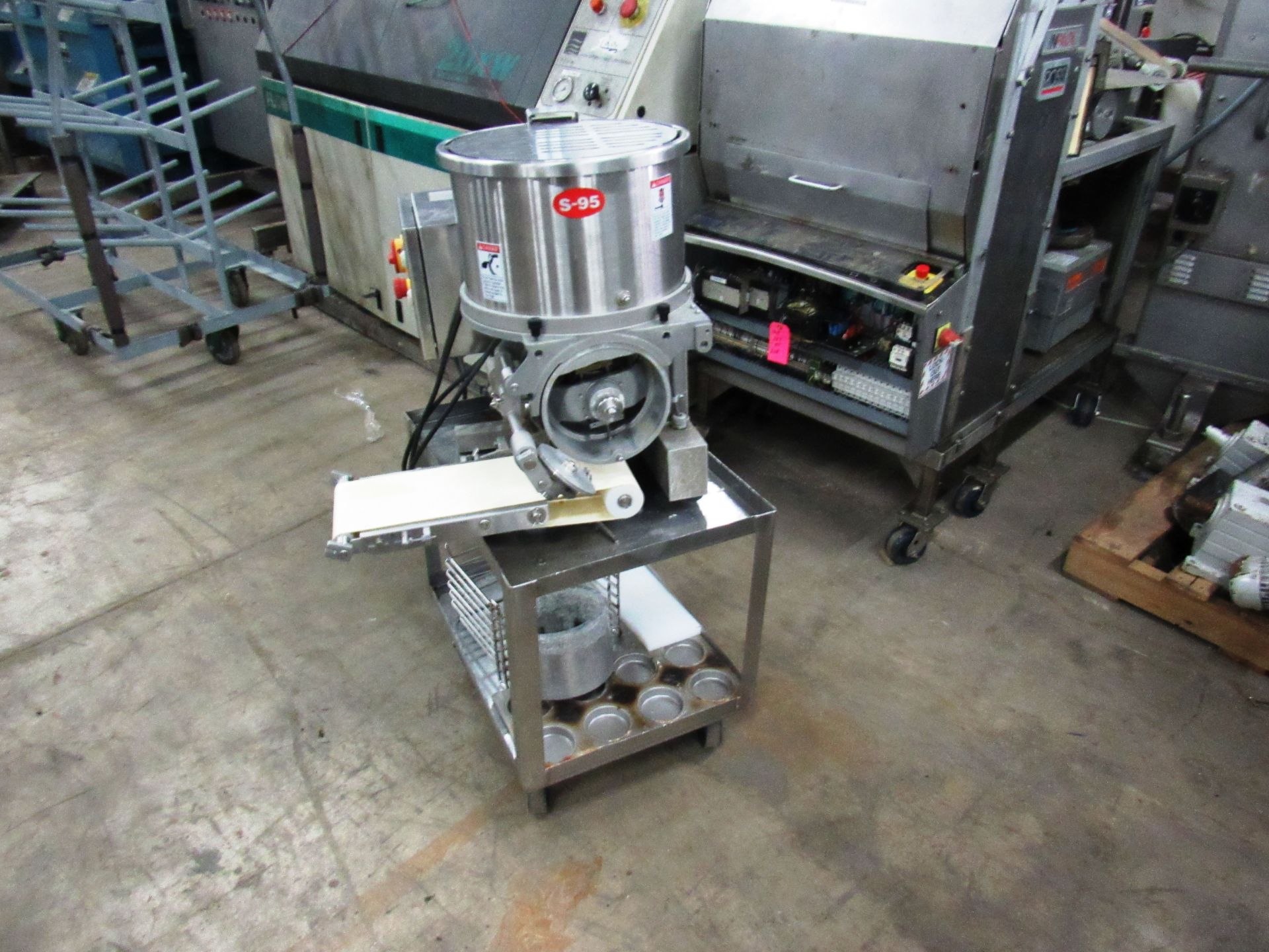 Bridge Mdl. S95 Patty Machine, Ser. #280-88-OU, 110 volts, 1 phase, missing front guard ***All Monie - Image 2 of 6