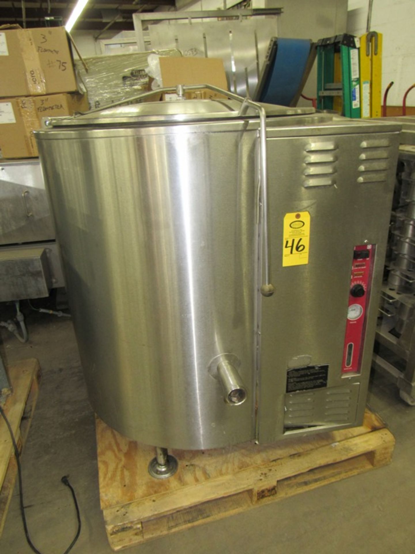 KLS-100 S.S. Gas Fired Self-Contained Kettle, Ser. #030911S5029-1174 ***All Monies must be received