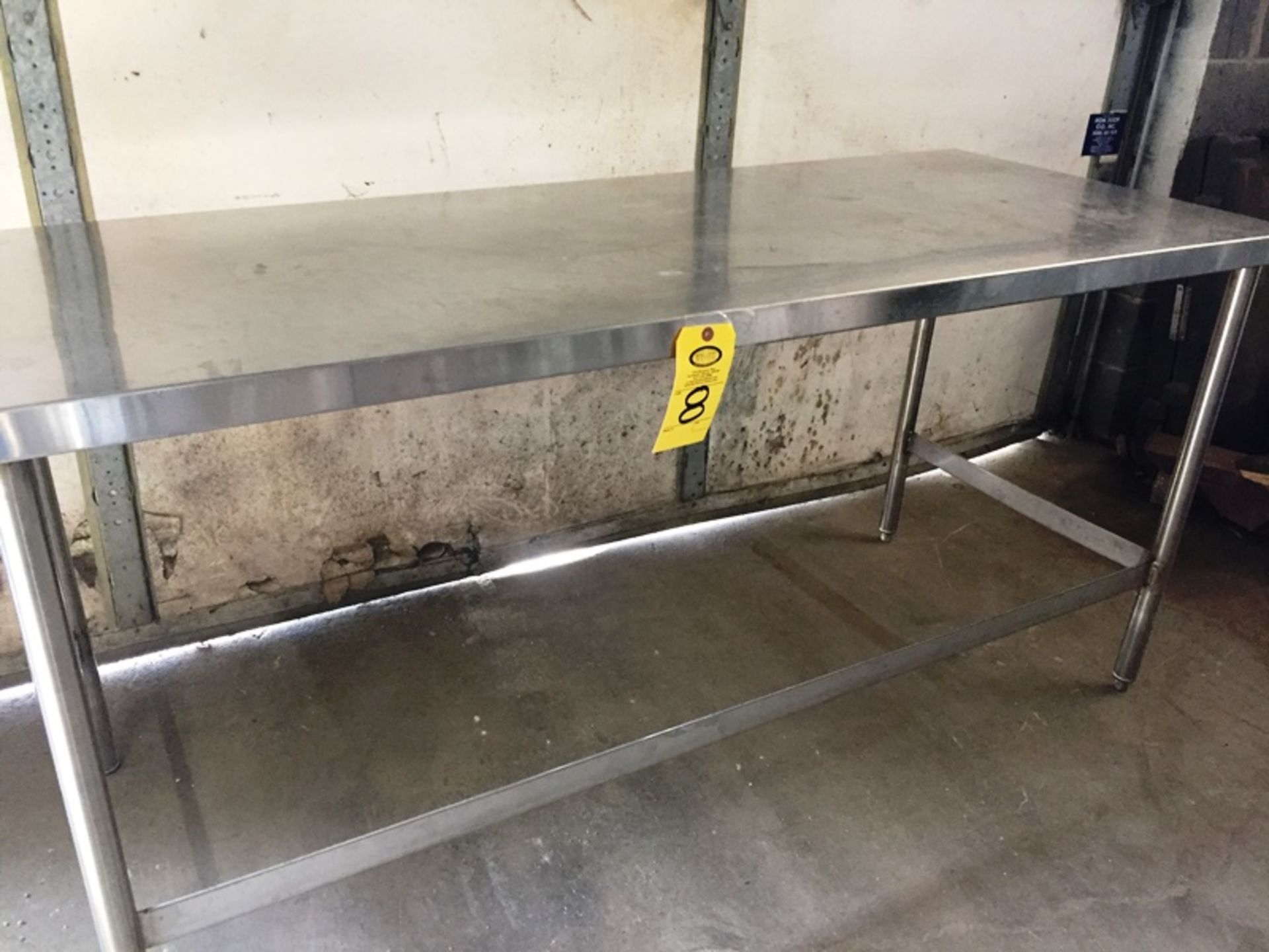 Stainless Steel Table, 6' L X 30" W X 35" T ***All Monies must be received by Friday, November 1st & - Image 2 of 2