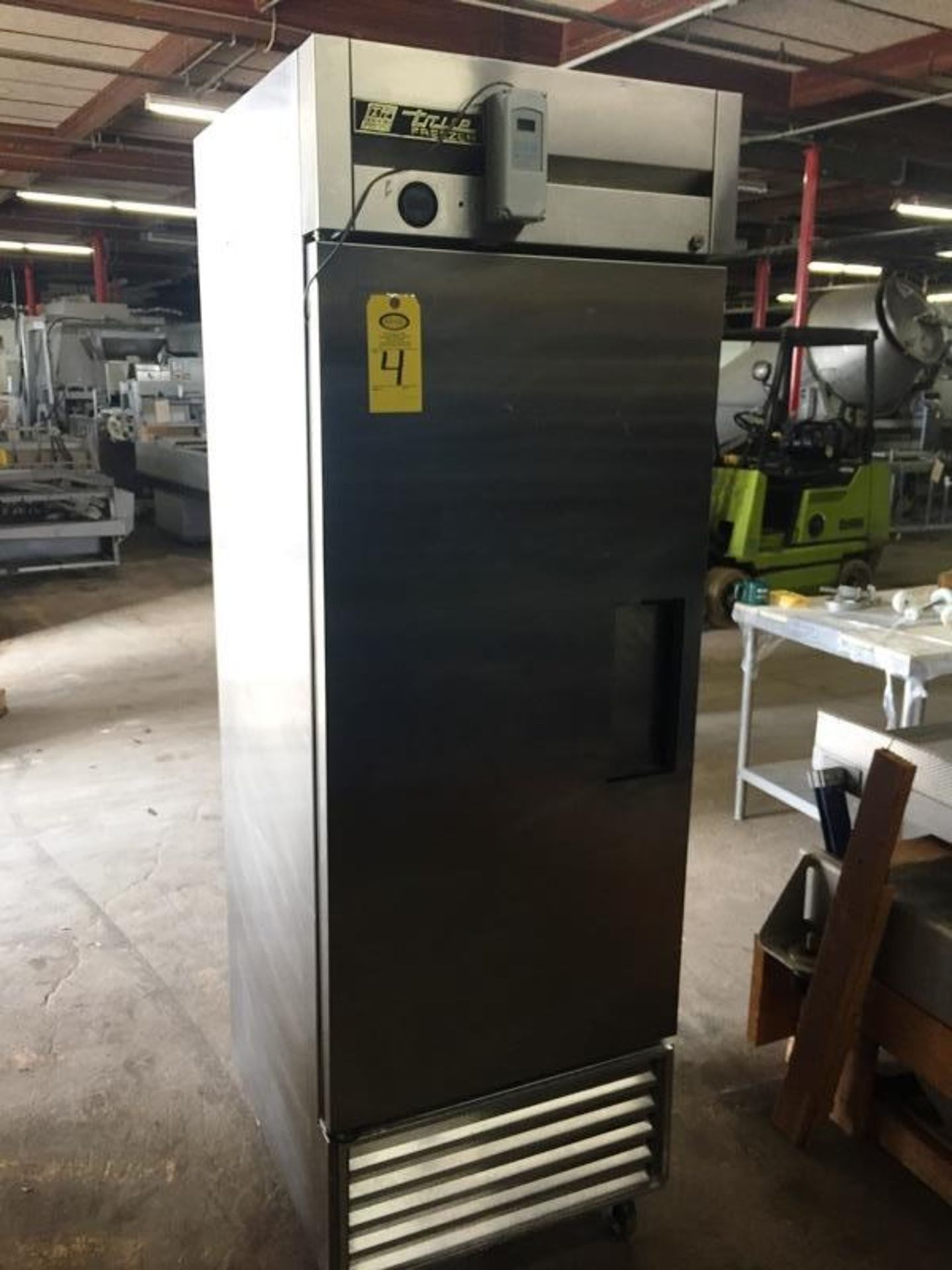 True Mdl. TS-23F Stainless Steel Single Door Freezer, Ser. #11843815, refrigerant 404A, 110 volts