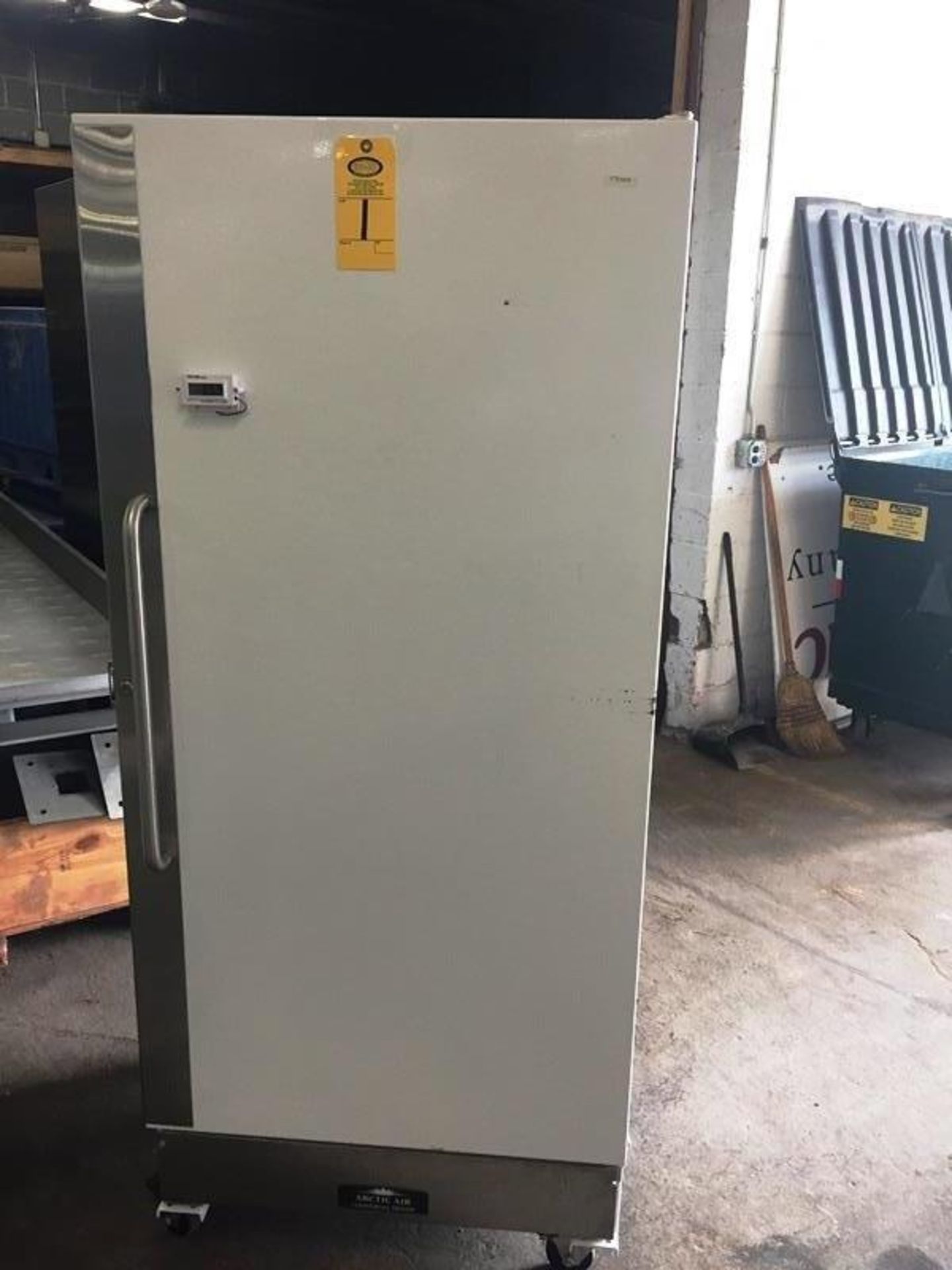 Arctic Air Commercial Freezer, portable on casters, with Taylor Temperature Probe, overall size **Al