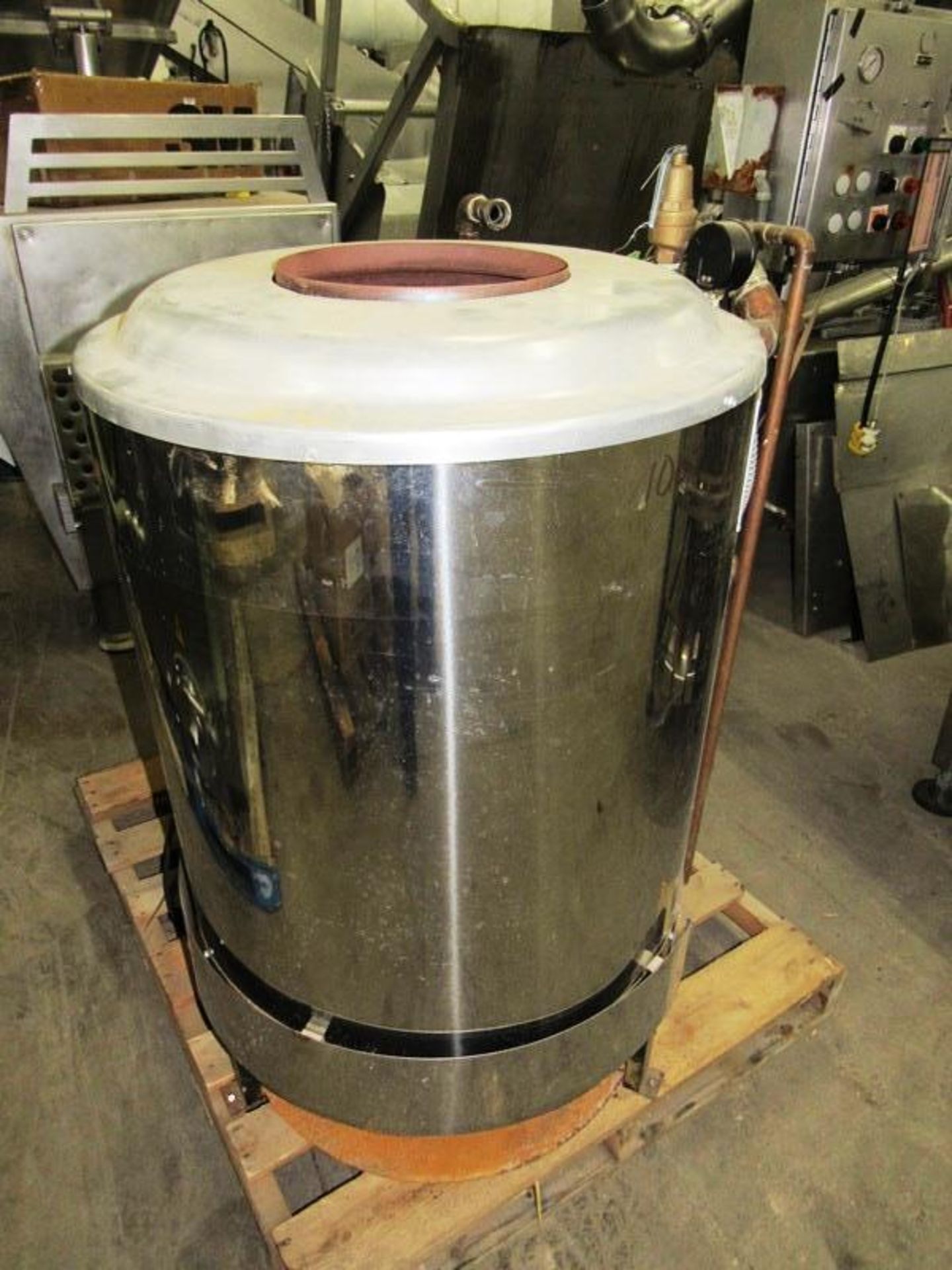 Ajax Mdl. B7G Indoor Gas Fired Water Boiler, Max BTU/Hr 700,000, max output 560,000 BTU/hr., heating