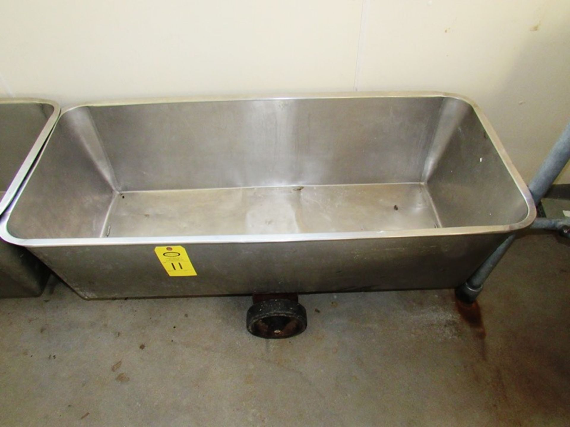 Meat Tubs, stainless steel, 52" x 24" x 24"(All Funds Must Be Received by Friday, December 6th, - Image 3 of 3