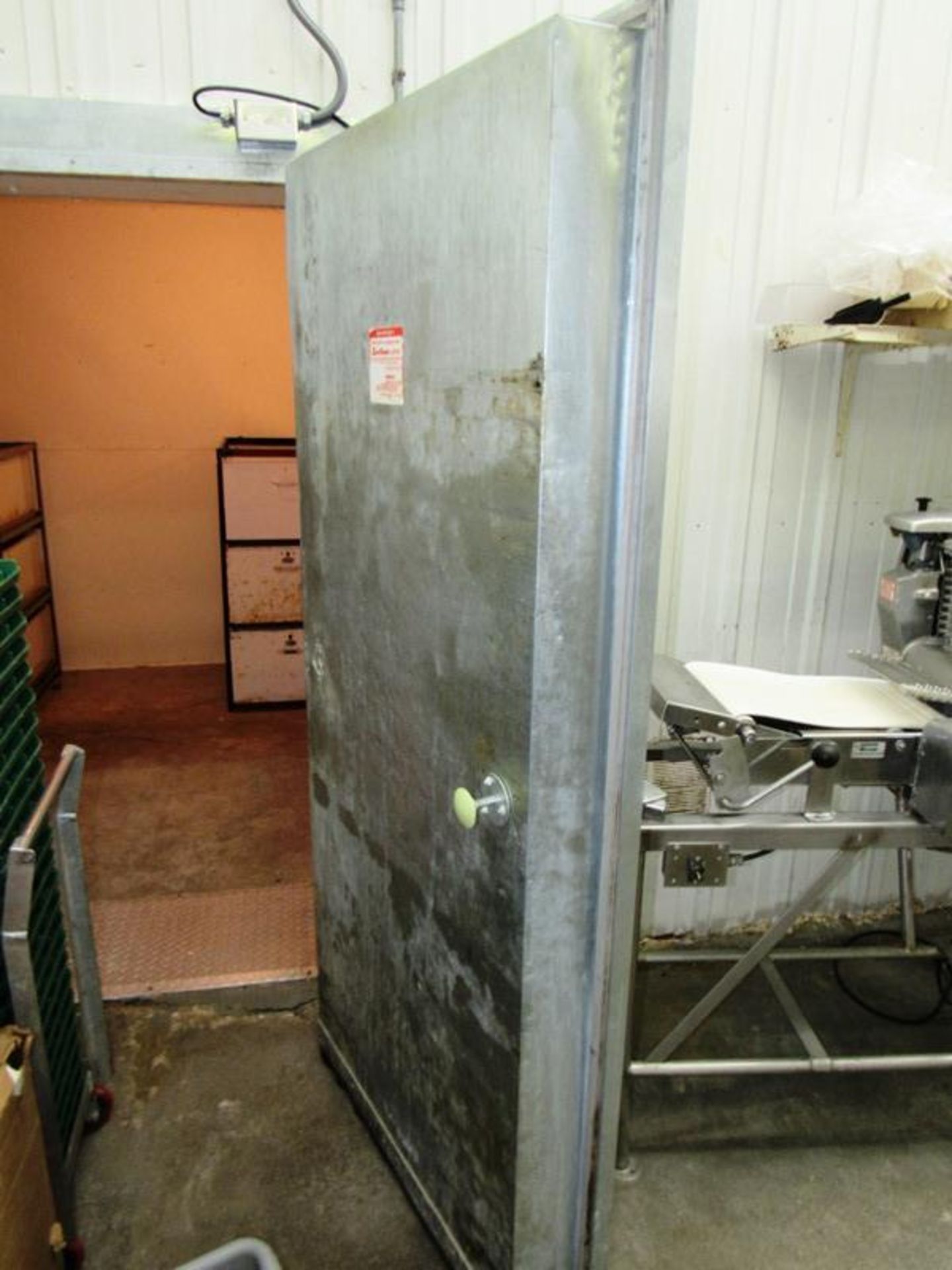 Southeast Cooler Brand Mdl. F06 535 Freezer Door, 6" thick X 38" wide X 78 1/2" tall with frame - Image 2 of 2