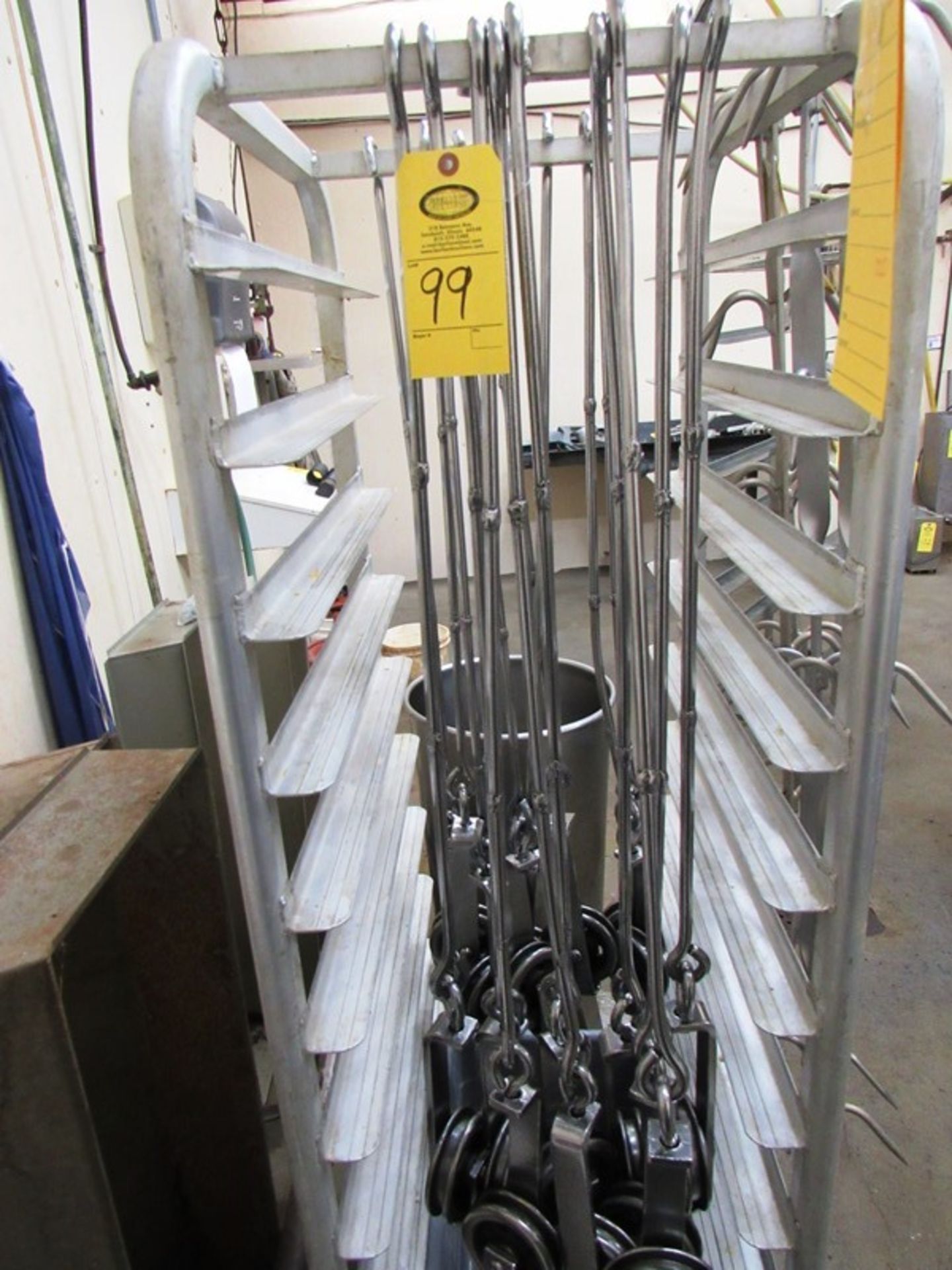 Long Beef Hooks with Trolley, 36" long hook(All Funds Must Be Received by Friday, December 6th, - Image 2 of 2