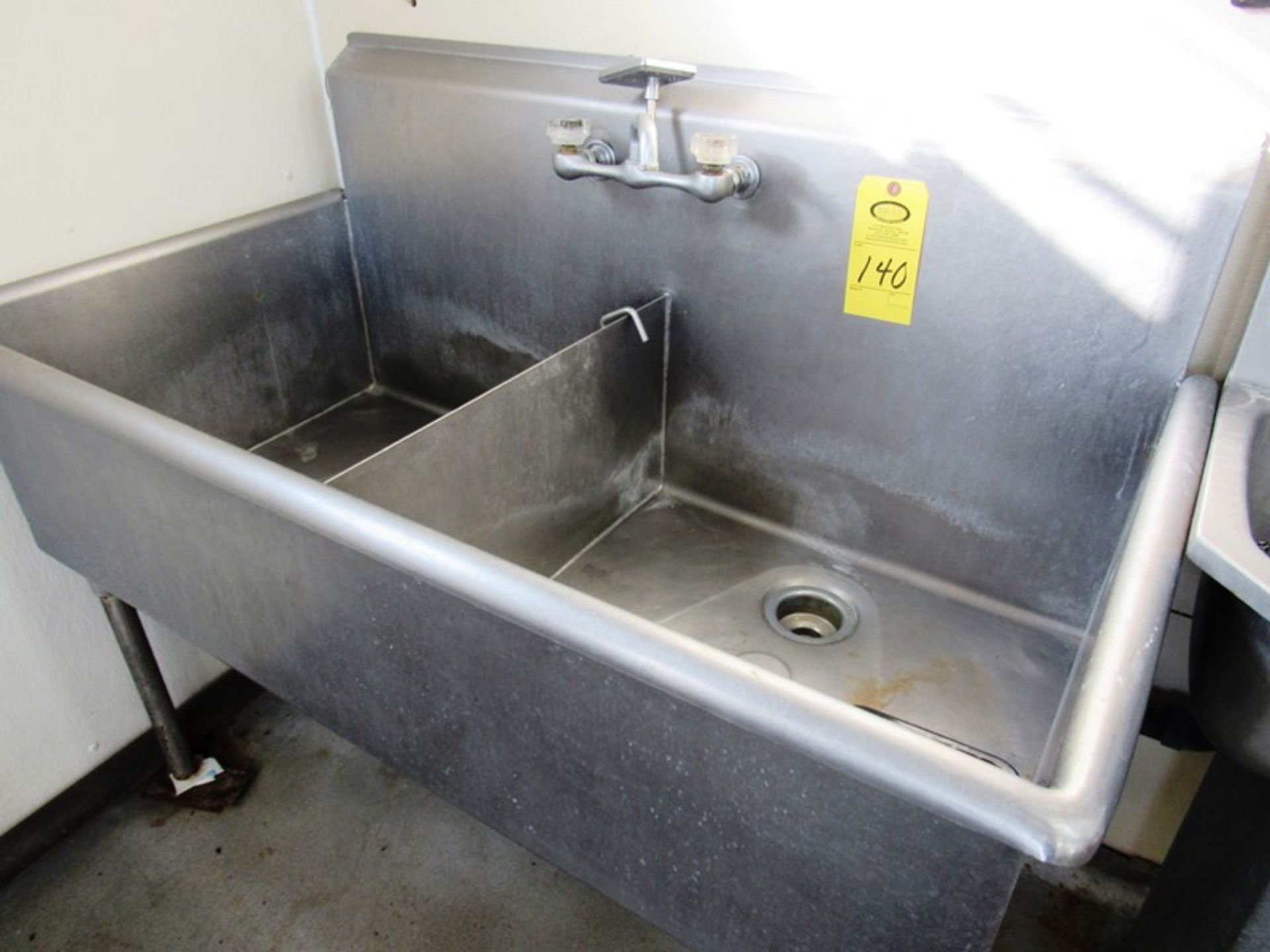 Double CompartmentStainless SteelSink, 24" x 24" bays(All Funds Must Be Received by Friday, December