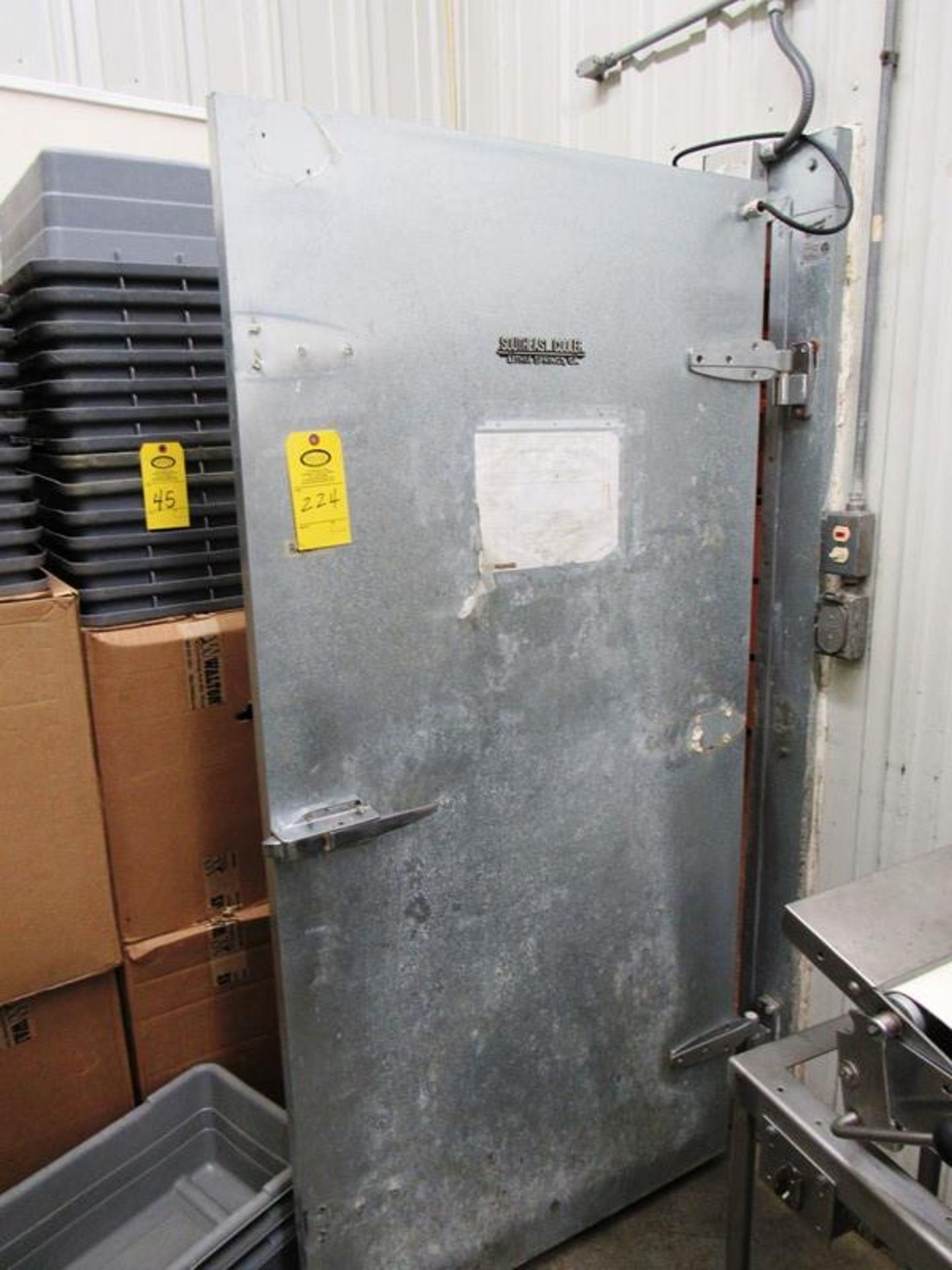 Southeast Cooler Brand Mdl. F06 535 Freezer Door, 6" thick X 38" wide X 78 1/2" tall with frame