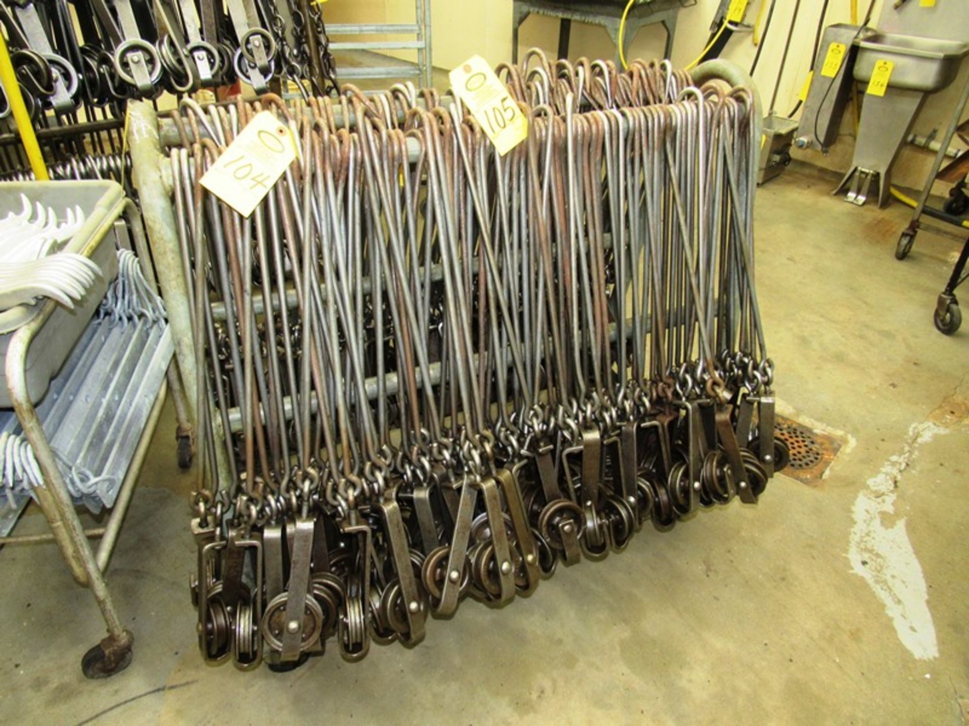 Long Beef Hooks with Trolley, 24" long hook(All Funds Must Be Received by Friday, December 6th, - Image 2 of 2