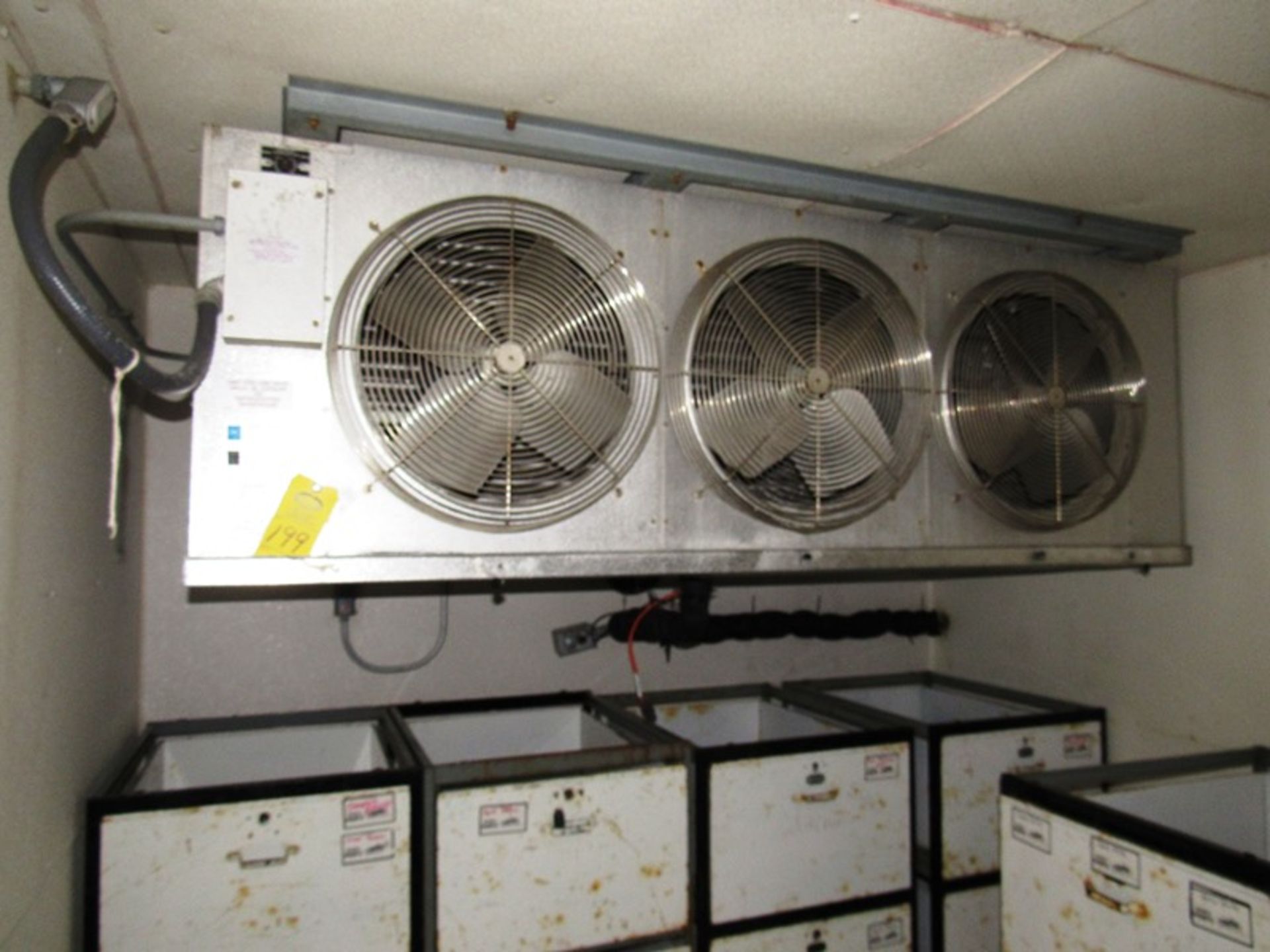 Climate Controle Mdl. HDF-421-2 3 Fan Evaporator ceiling mounted, SN 84G-00312(All Funds Must Be - Image 2 of 3