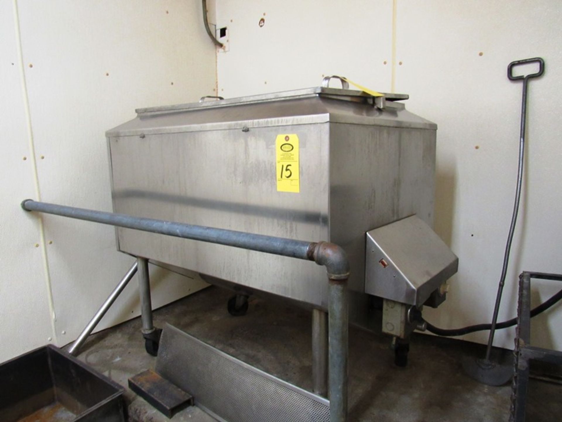 Industrial Eng. Equipment Co. Stainless Steel Rendering Tank, 220 volts, 3 phase electric heated, - Image 2 of 7