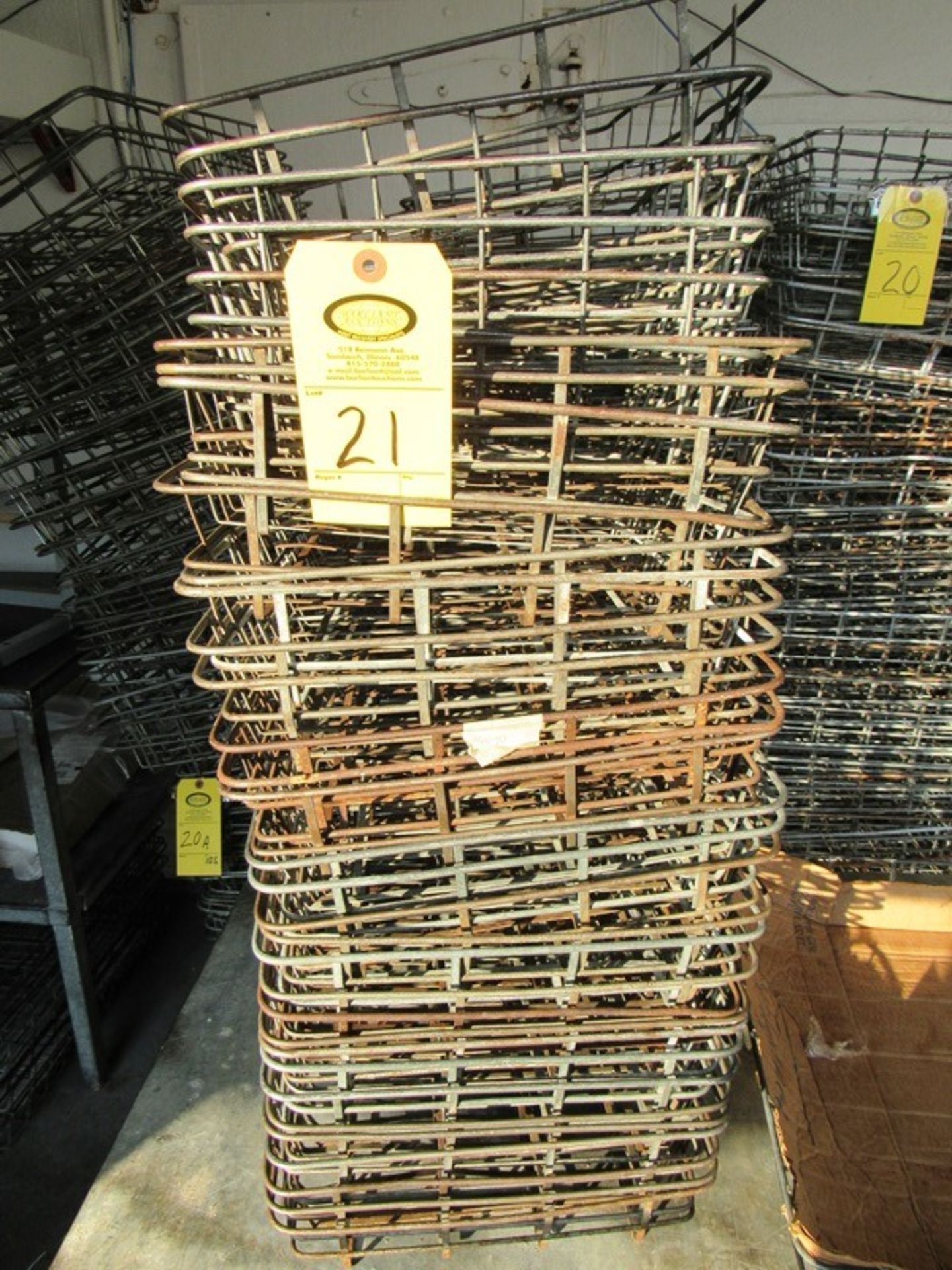 Metal Locker Wire Racks, 14" x 22"(All Funds Must Be Received by Friday, December 6th, 2019. - Image 2 of 3