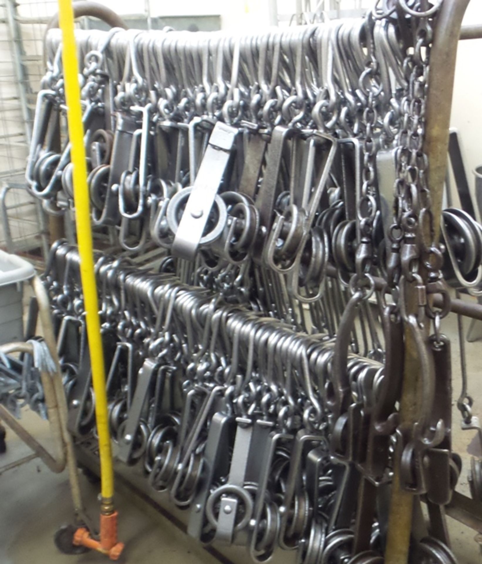 Short Beef Hooks with Trolley, 5" long hooks(All Funds Must Be Received by Friday, December 6th,