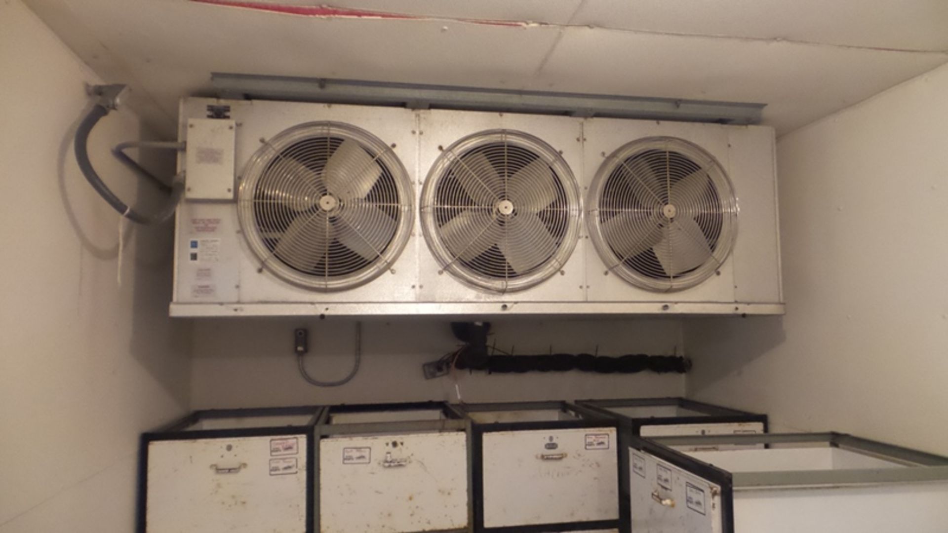 Climate Controle Mdl. HDF-421-2 3 Fan Evaporator ceiling mounted, SN 84G-00312(All Funds Must Be