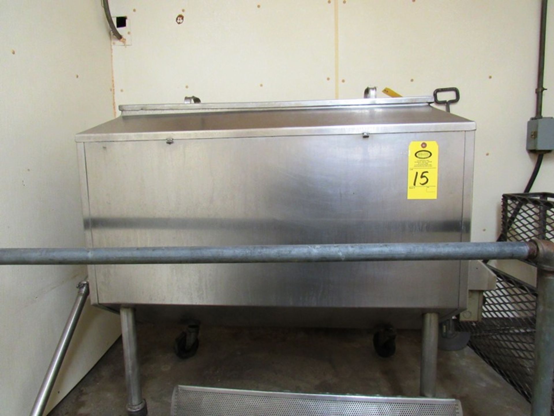 Industrial Eng. Equipment Co. Stainless Steel Rendering Tank, 220 volts, 3 phase electric heated, - Image 4 of 7