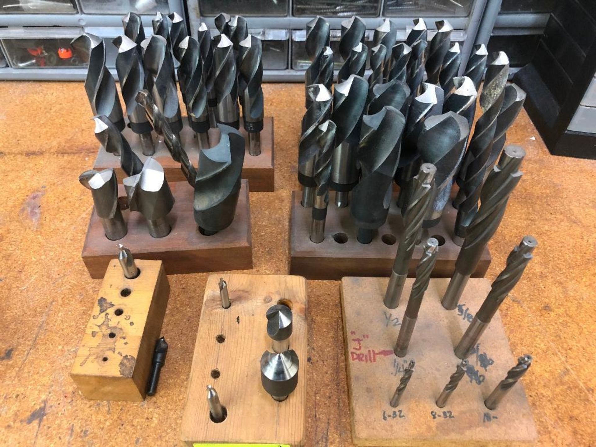 DESCRIPTION: (46) ASSORTED INDUSTRIAL MILLING BITS. LOCATION: TOOL ROOM THIS LOT IS: ONE MONEY QTY: