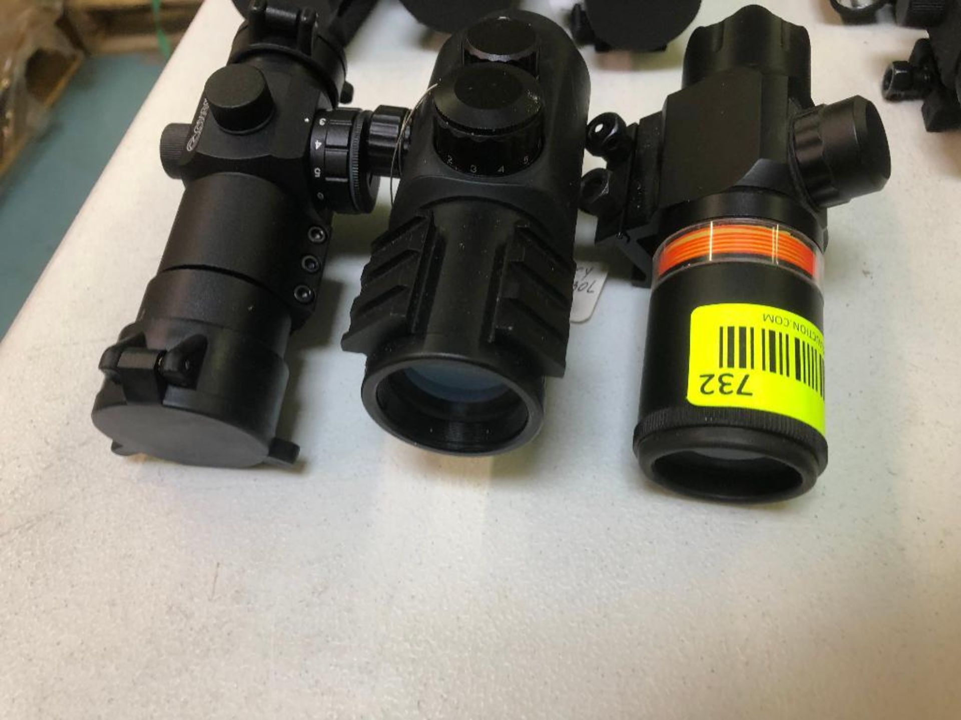 DESCRIPTION: (3) VARIOUS FIREARM SCOPES LOCATION: BACK BAY THIS LOT IS: SOLD BY THE PIECE QTY: 3 - Image 3 of 3