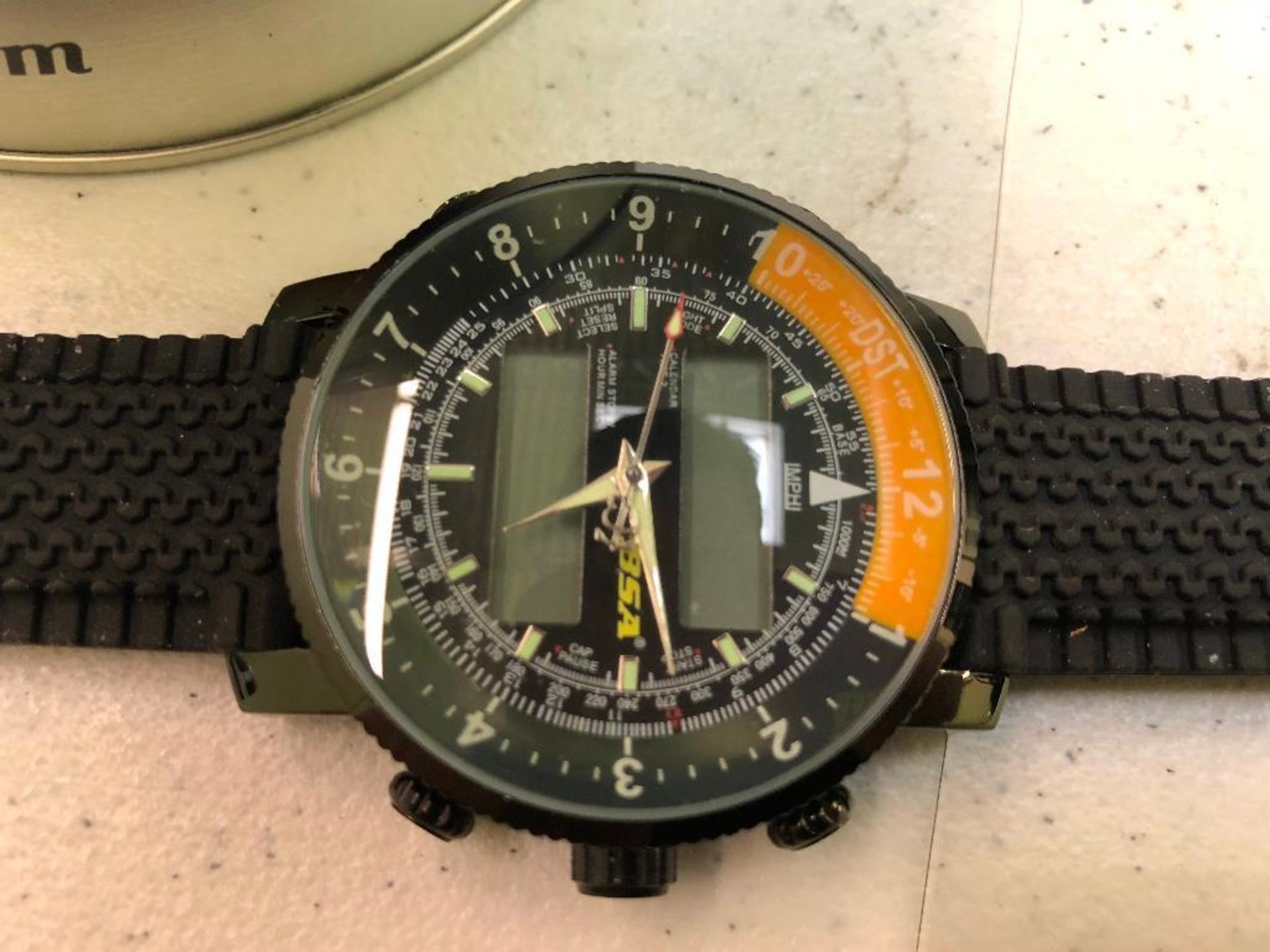 DESCRIPTION: (2) BSA SPORTING WATCHES W/ HEAVY DUTY RUBBER BANDS. LOCATION: BACK BAY THIS LOT IS: SO - Image 2 of 2