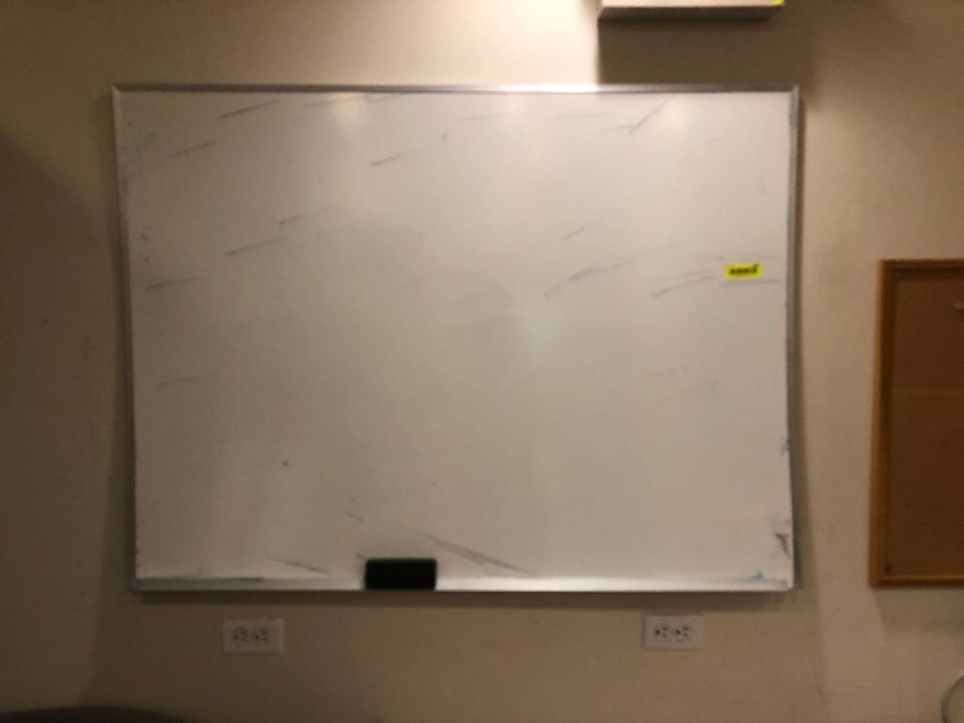 DESCRIPTION: 4 FT. X 3 FT. WHITE BOARD LOCATION: SHIPPING OFFICE QTY: 1