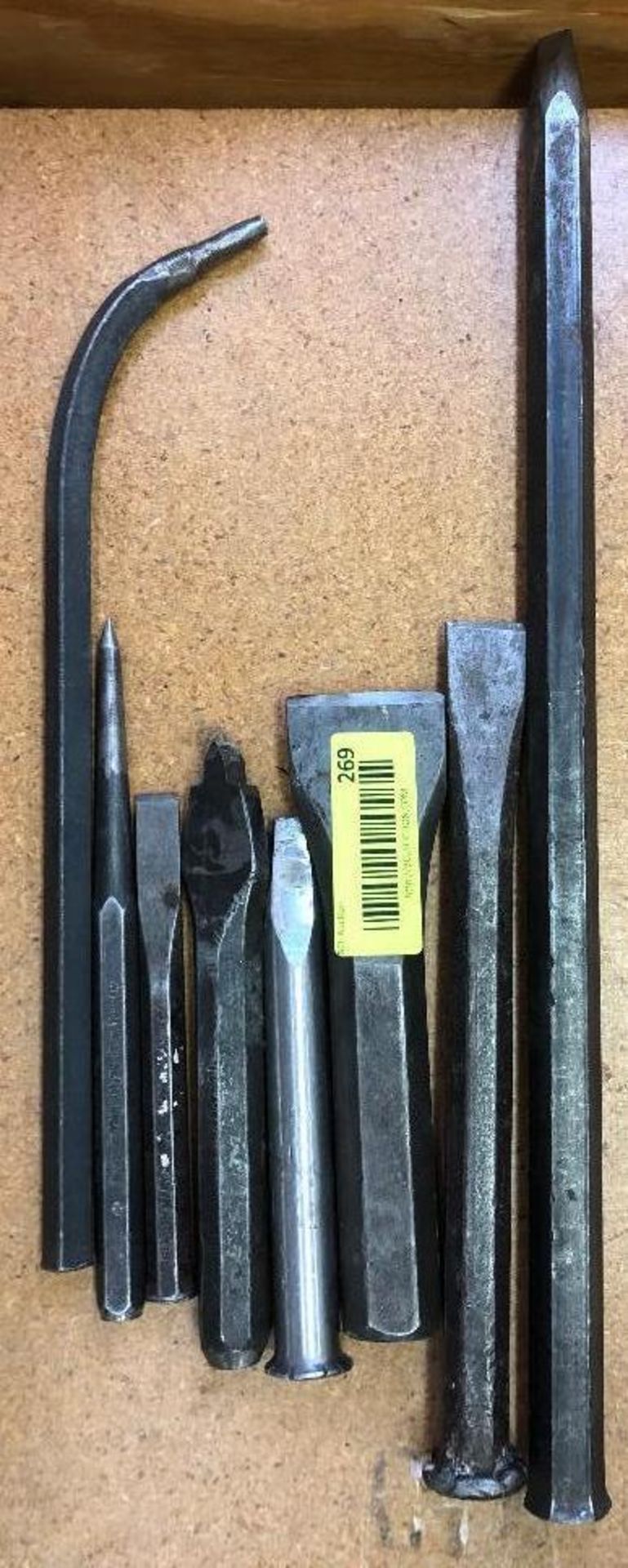 DESCRIPTION: (7) VARIOUS SIZED HAMMER CHISELS LOCATION: ASSEMBLY ROOM THIS LOT IS: SOLD BY THE PIECE