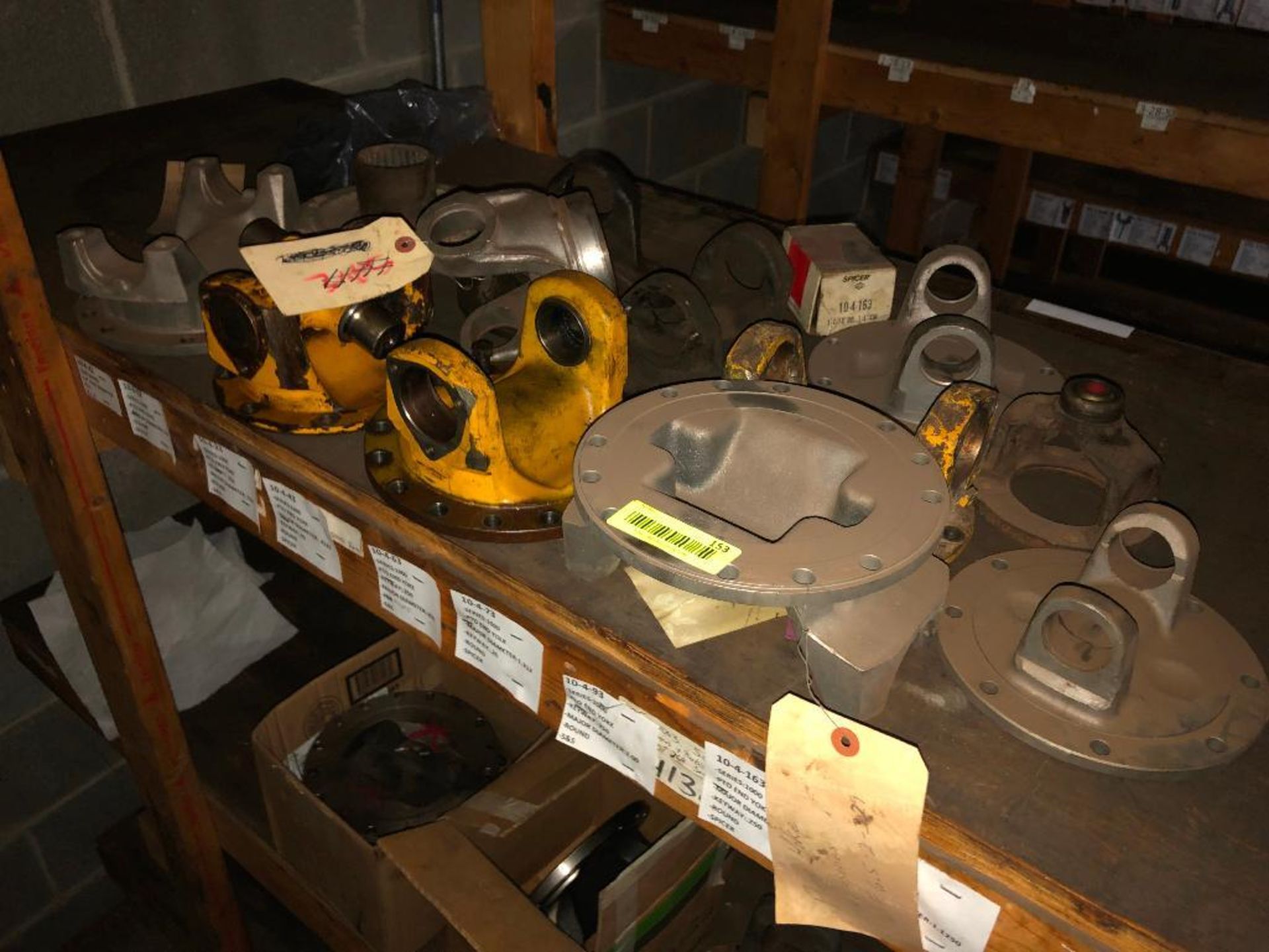 DESCRIPTION: CONTENTS OF SINGLE SHELF - ASSORTED DRIVE SHAFT HARDWARE. LOCATION: SECOND FLOOR THIS L - Image 2 of 2