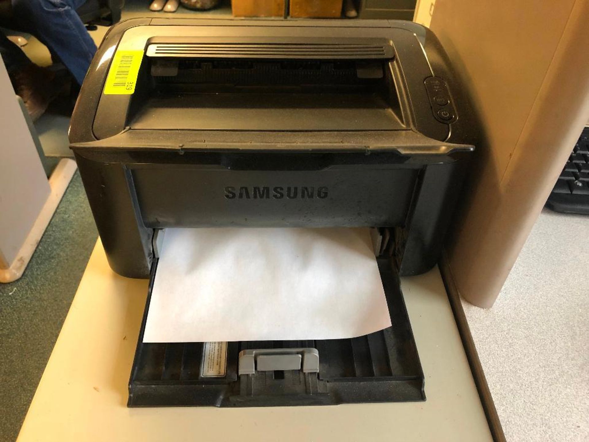 DESCRIPTION: SAMSUNG ML-1865W OFFICE PRINTER BRAND / MODEL: SAMSUNG ML-1865W LOCATION: OFFICE QTY: 1