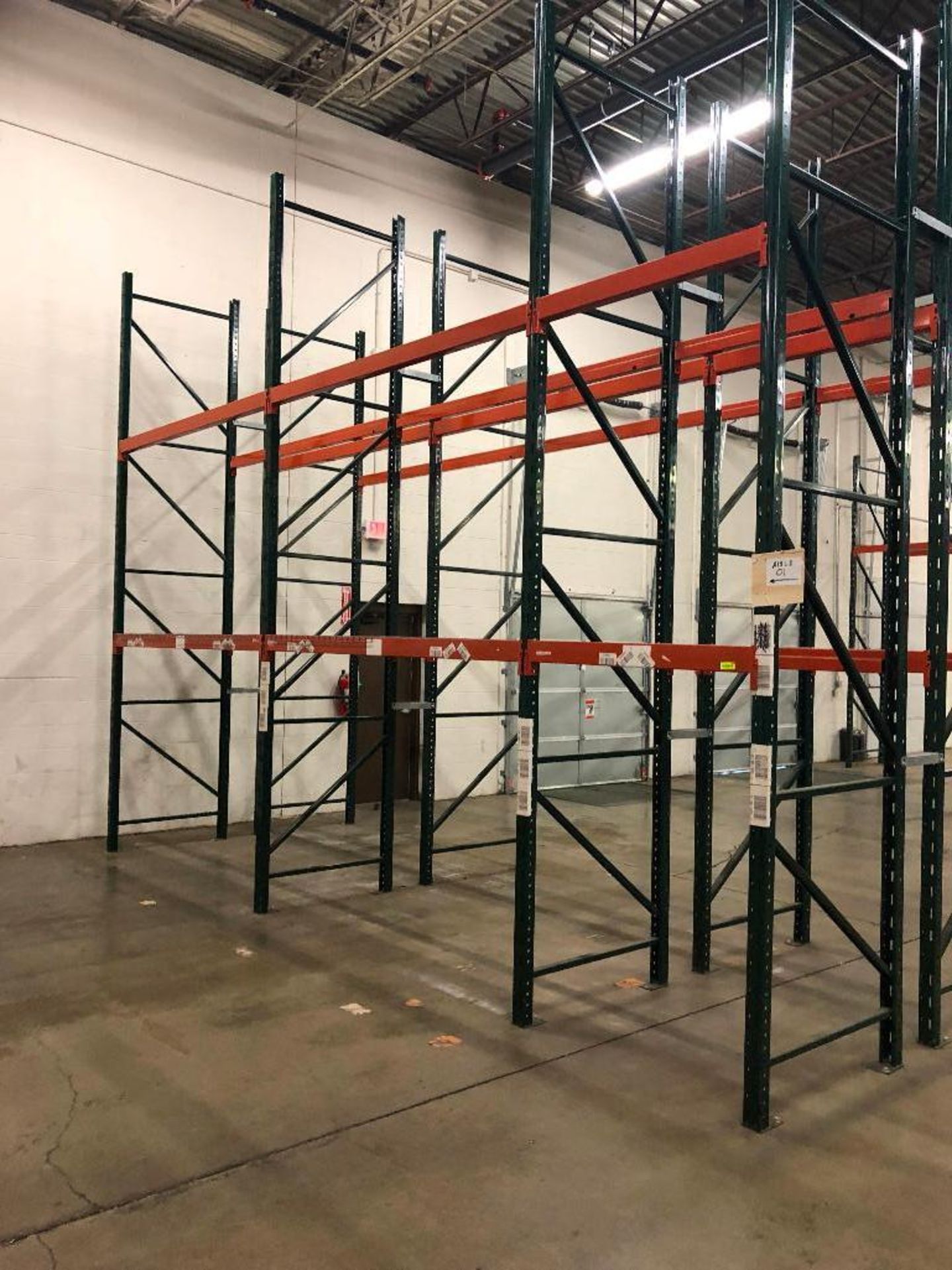 DESCRIPTION: (4) SECTIONS OF 9' X 3' X 15' PALLET RACKING AND (2) 4' X 3' X 15' SECTION ADDITIONAL I - Image 3 of 5