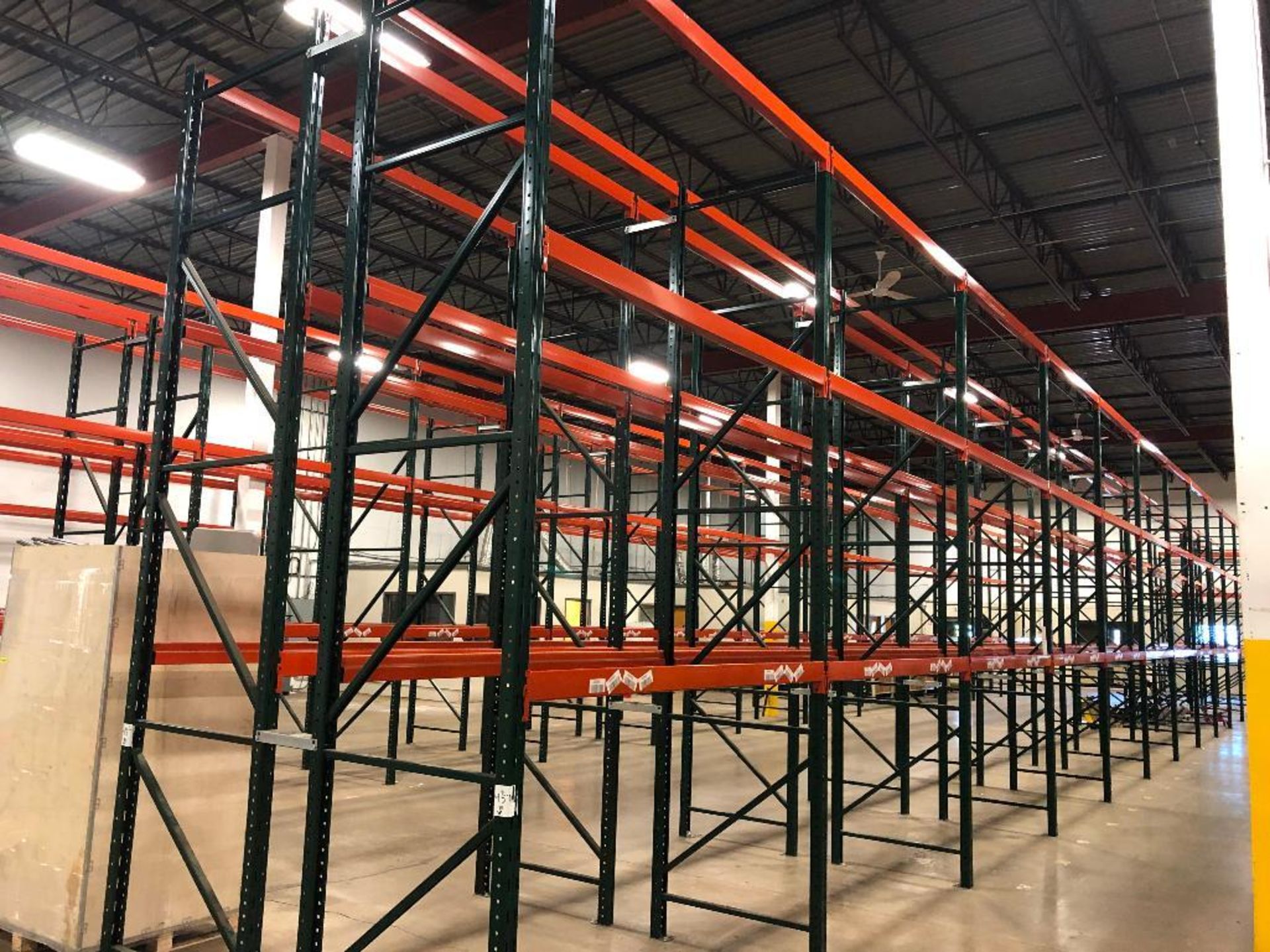 DESCRIPTION: (12) SECTIONS OF 9' X 3' X 15' PALLET RACKING ADDITIONAL INFORMATION: W/ (13) UPRIGHTS,