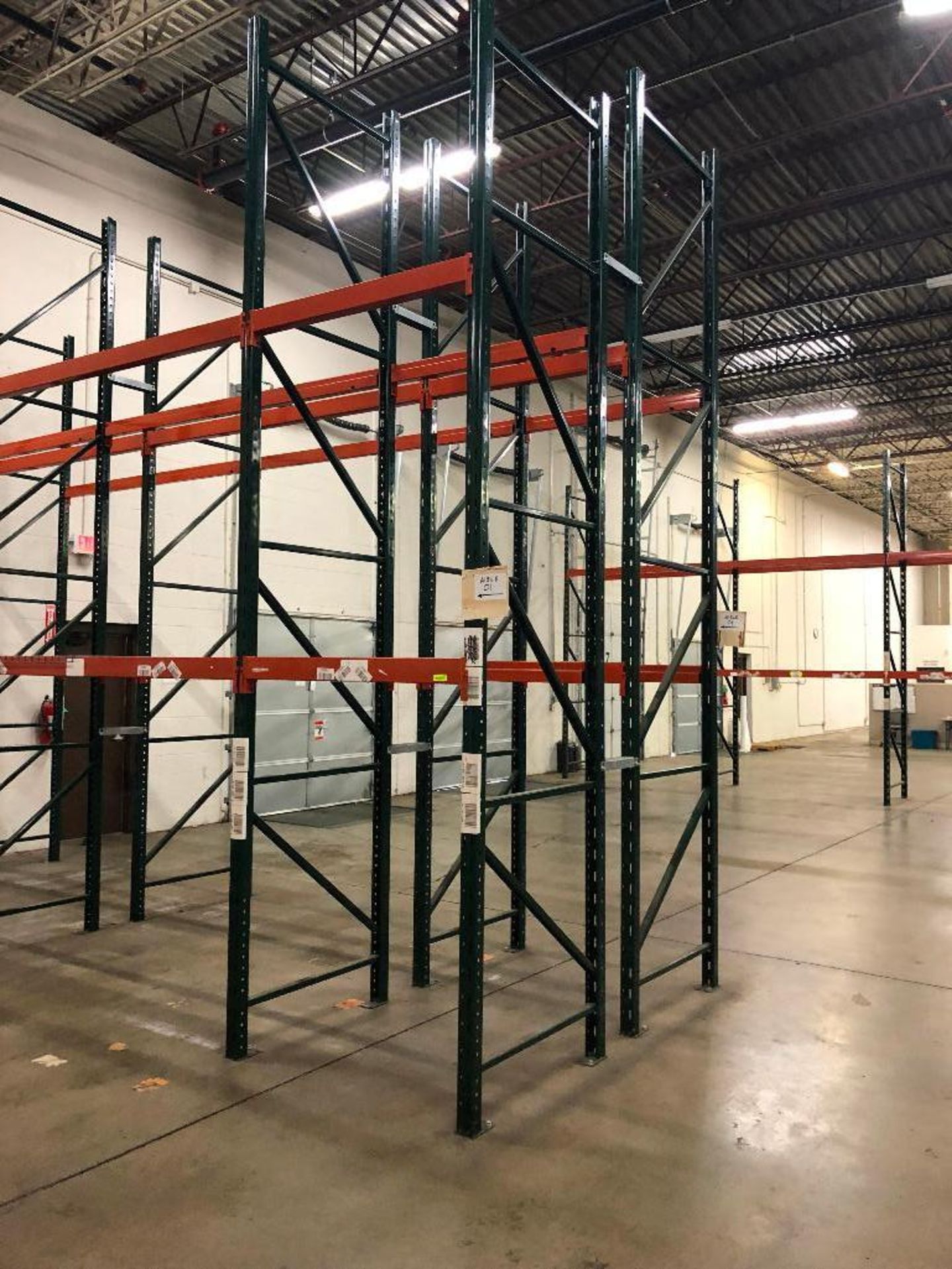 DESCRIPTION: (4) SECTIONS OF 9' X 3' X 15' PALLET RACKING AND (2) 4' X 3' X 15' SECTION ADDITIONAL I - Image 4 of 5