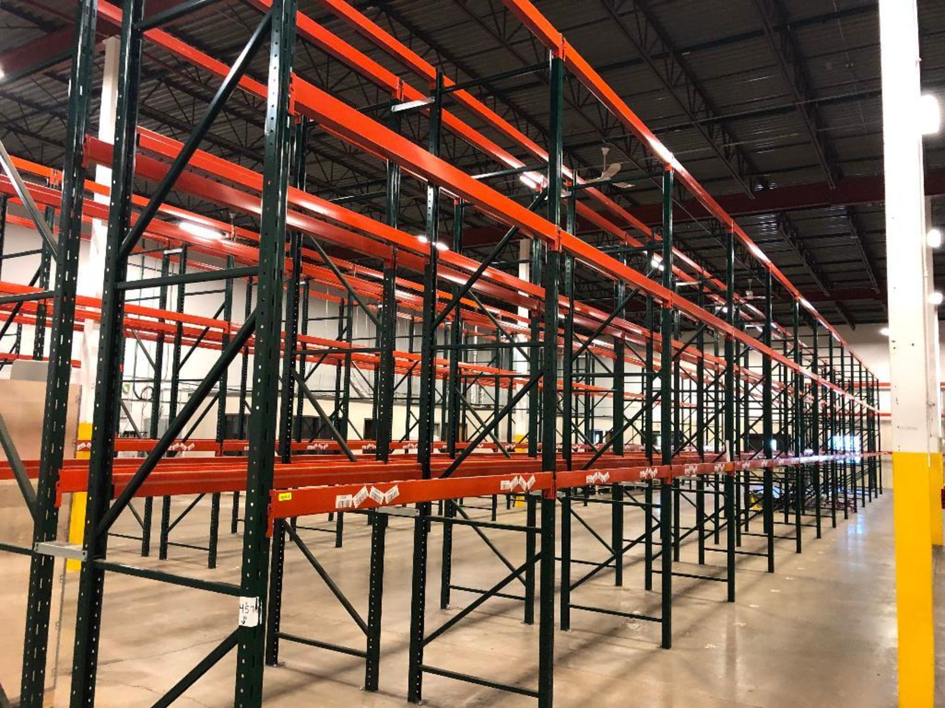 DESCRIPTION: (12) SECTIONS OF 9' X 3' X 15' PALLET RACKING ADDITIONAL INFORMATION: W/ (13) UPRIGHTS,