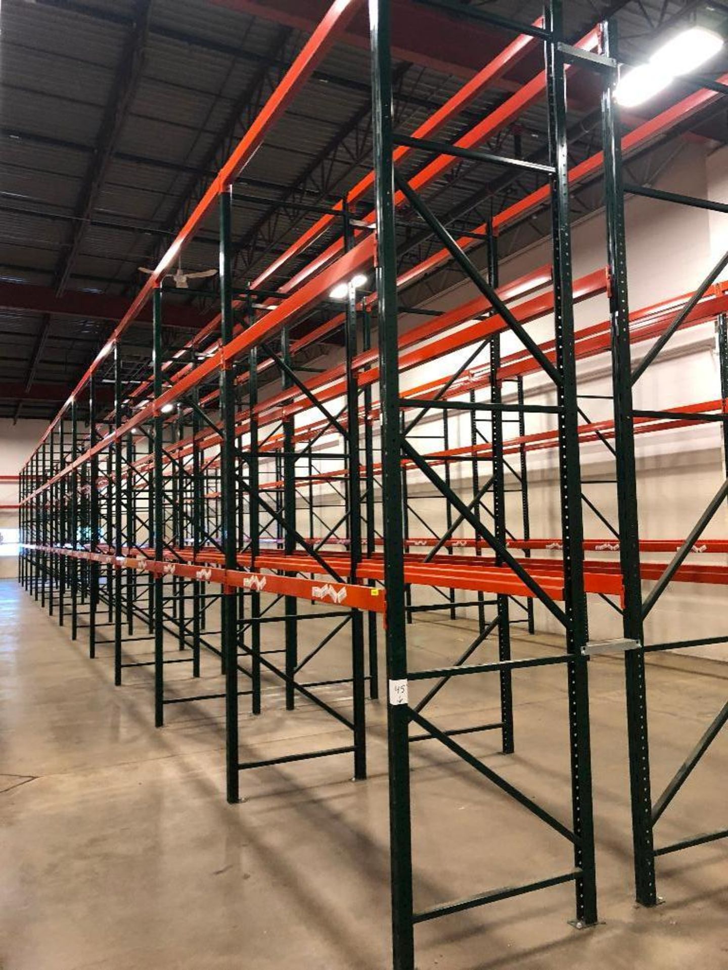 DESCRIPTION: (12) SECTIONS OF 9' X 3' X 15' PALLET RACKING ADDITIONAL INFORMATION: W/ (13) UPRIGHTS,