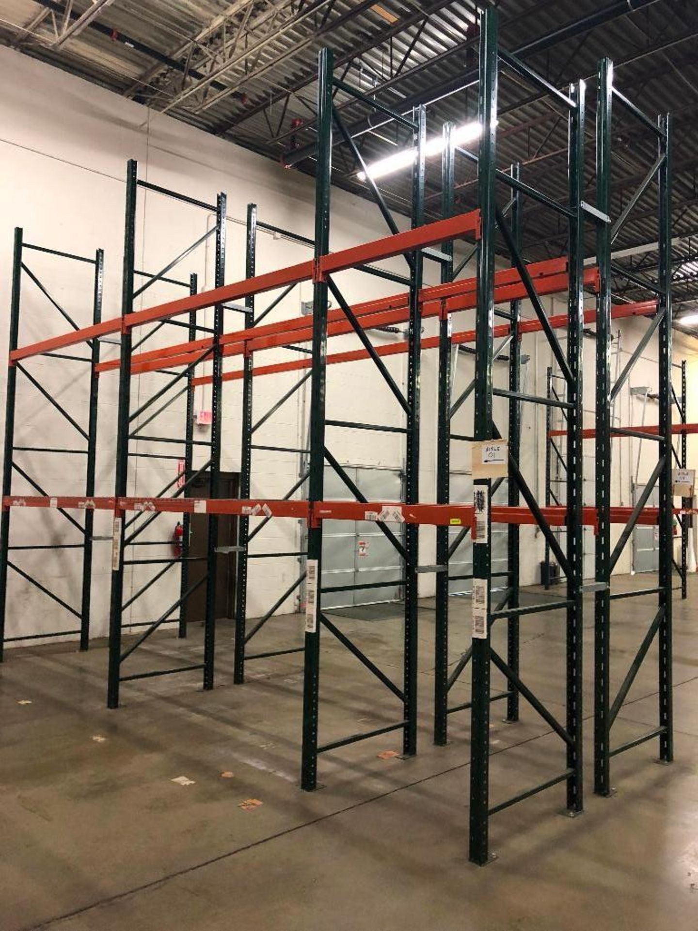 DESCRIPTION: (4) SECTIONS OF 9' X 3' X 15' PALLET RACKING AND (2) 4' X 3' X 15' SECTION ADDITIONAL I - Image 2 of 5