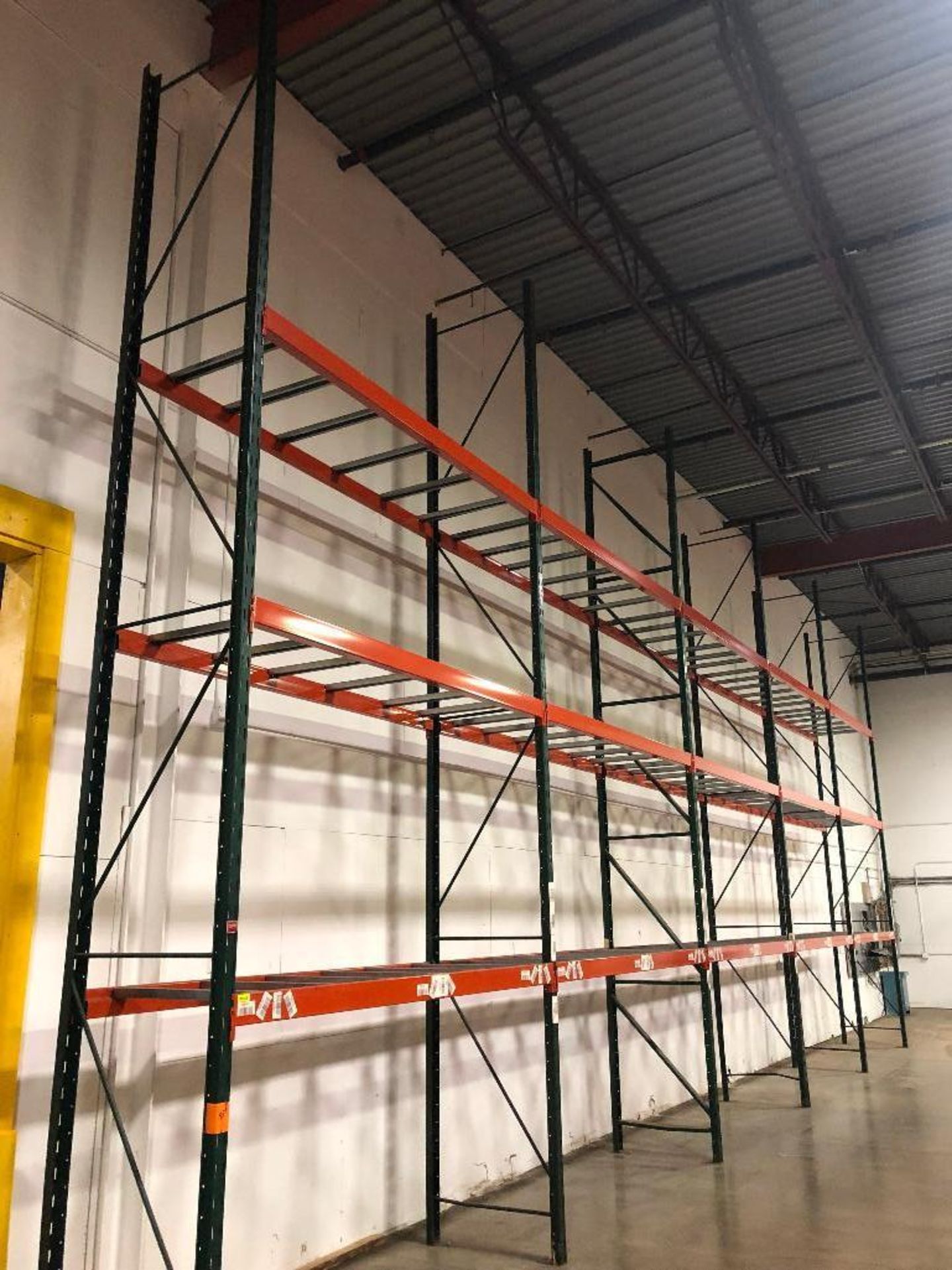 DESCRIPTION: (5) SECTIONS OF 9' X 3' X 18' PALLET RACKING ADDITIONAL INFORMATION: W/ (6) UPRIGHTS, (