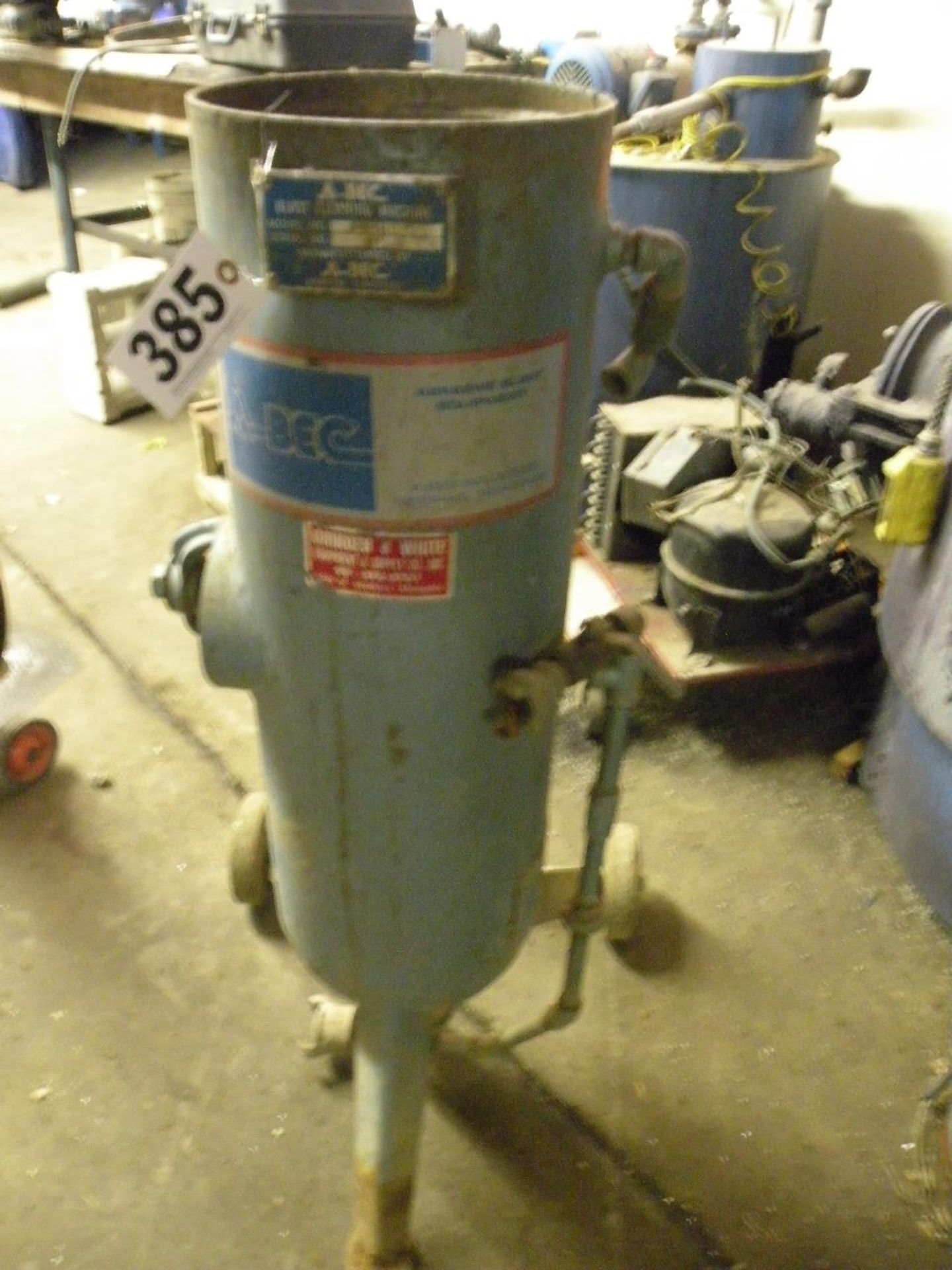 Abec Sand Blast Pot, Model PBM-10, S/N 871 (South Fulton, TN)