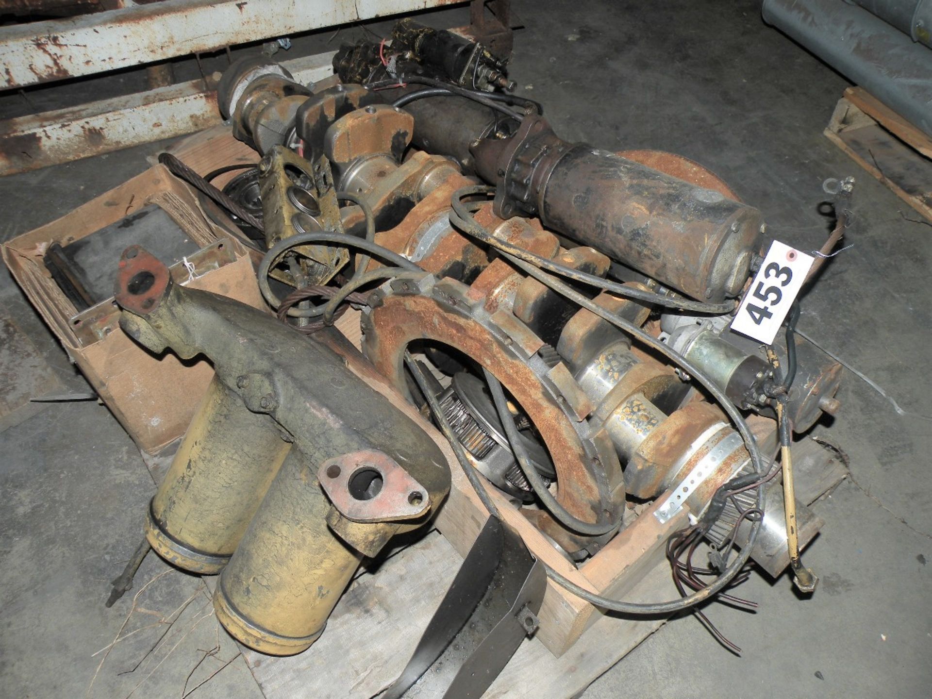 Diesel Engine Crankshaft & (3) Large Engine Starters & Parts (South Fulton, TN) - Image 3 of 4