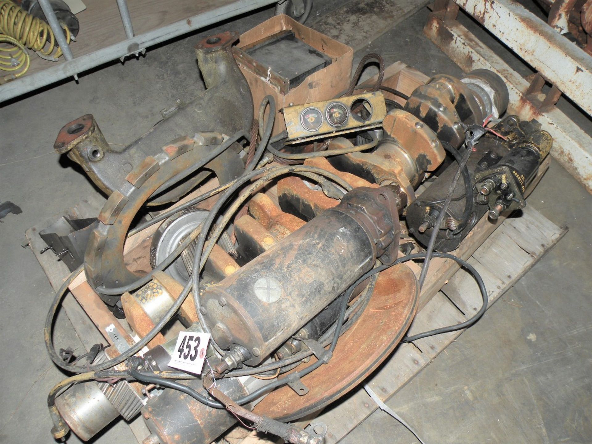 Diesel Engine Crankshaft & (3) Large Engine Starters & Parts (South Fulton, TN) - Image 4 of 4