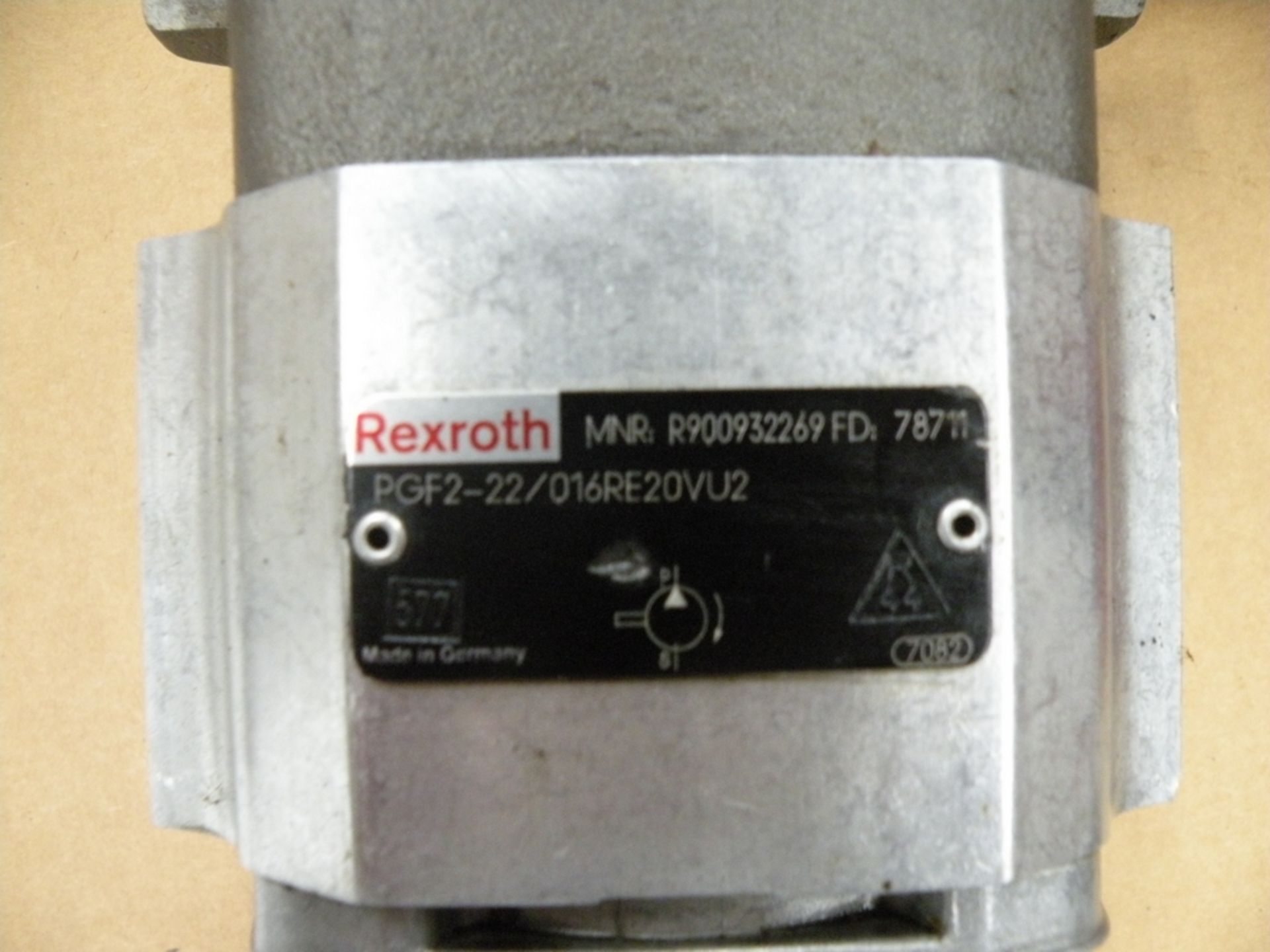 Rexroth Hydraulic Pump, MR90932269FD:78711 PGF2-22/016RE20VU2 (S Fulton, TN) - Image 3 of 4