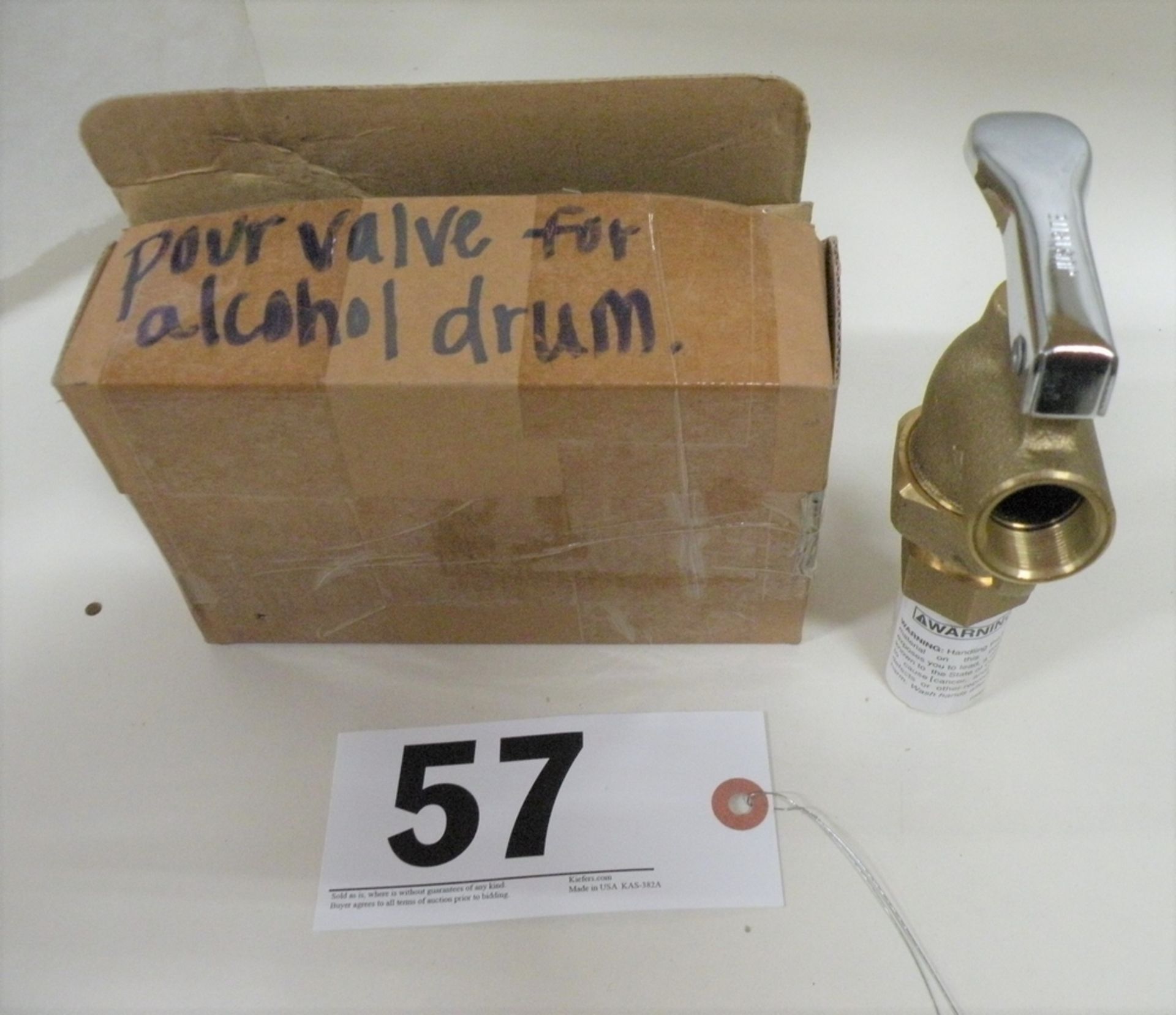 Justrite 3/4" NPT Adjustable Brass Drum Faucet, New In Box (S Fulton, TN) - Image 2 of 2