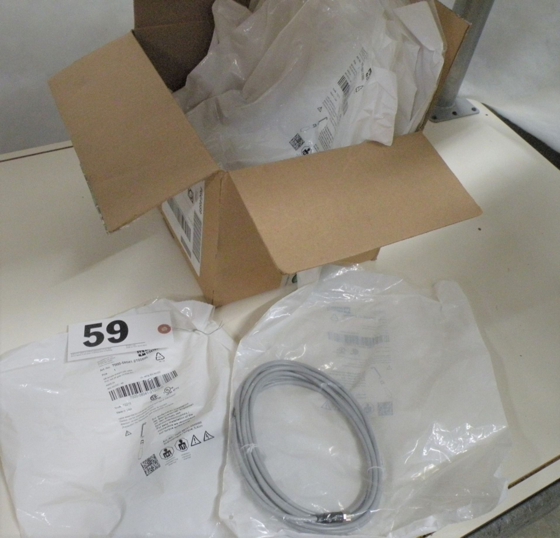 (10) MURR M8 Female Straight with Cable, #7000-08041-2100500, New In Box (S Fulton, TN)