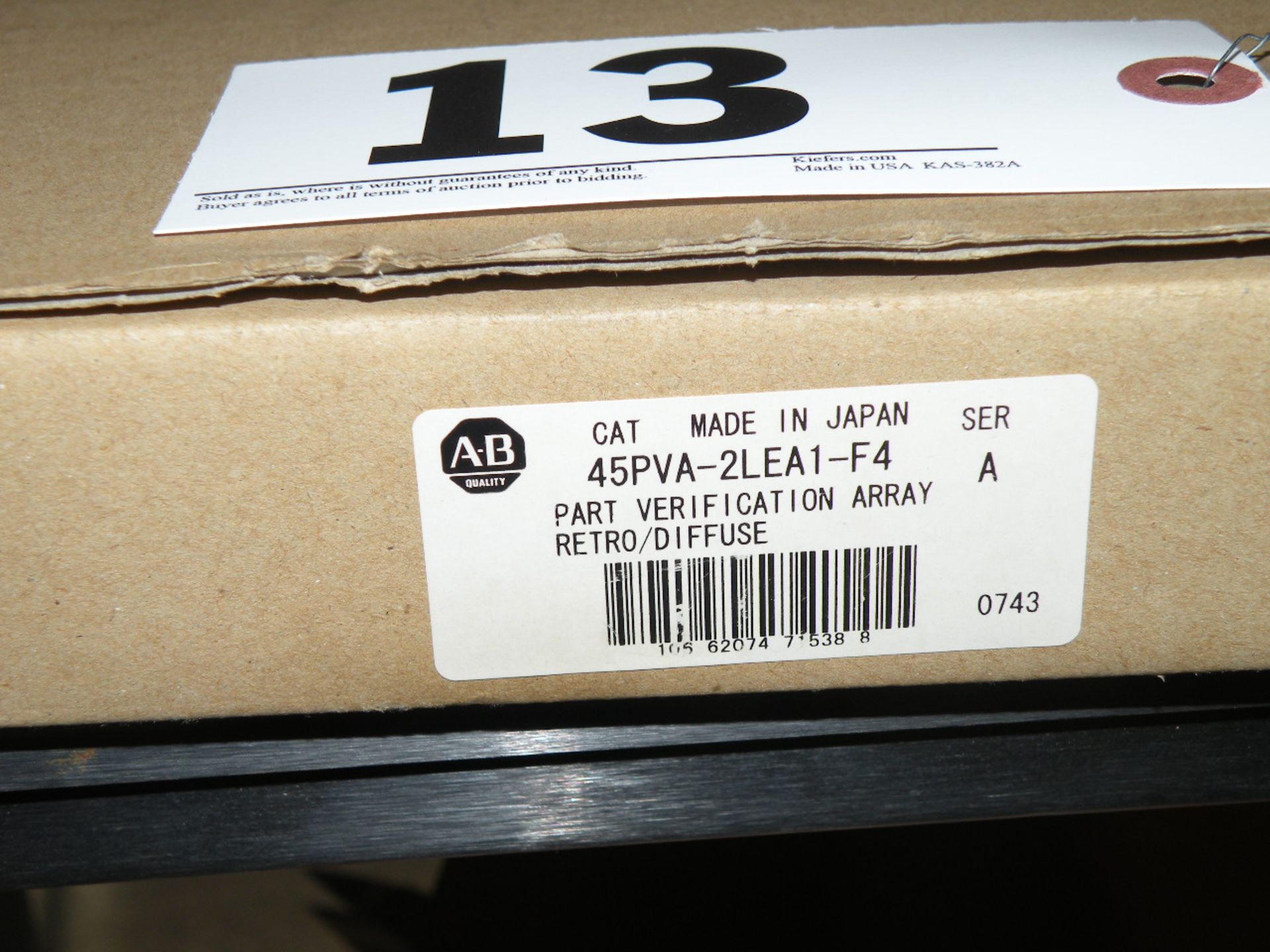 Allen-Bradley Part Verification Array Retro/Diffuse, Cat #45PVA-2LEA1-F4 Ser. A (S Fulton, TN) - Image 4 of 4