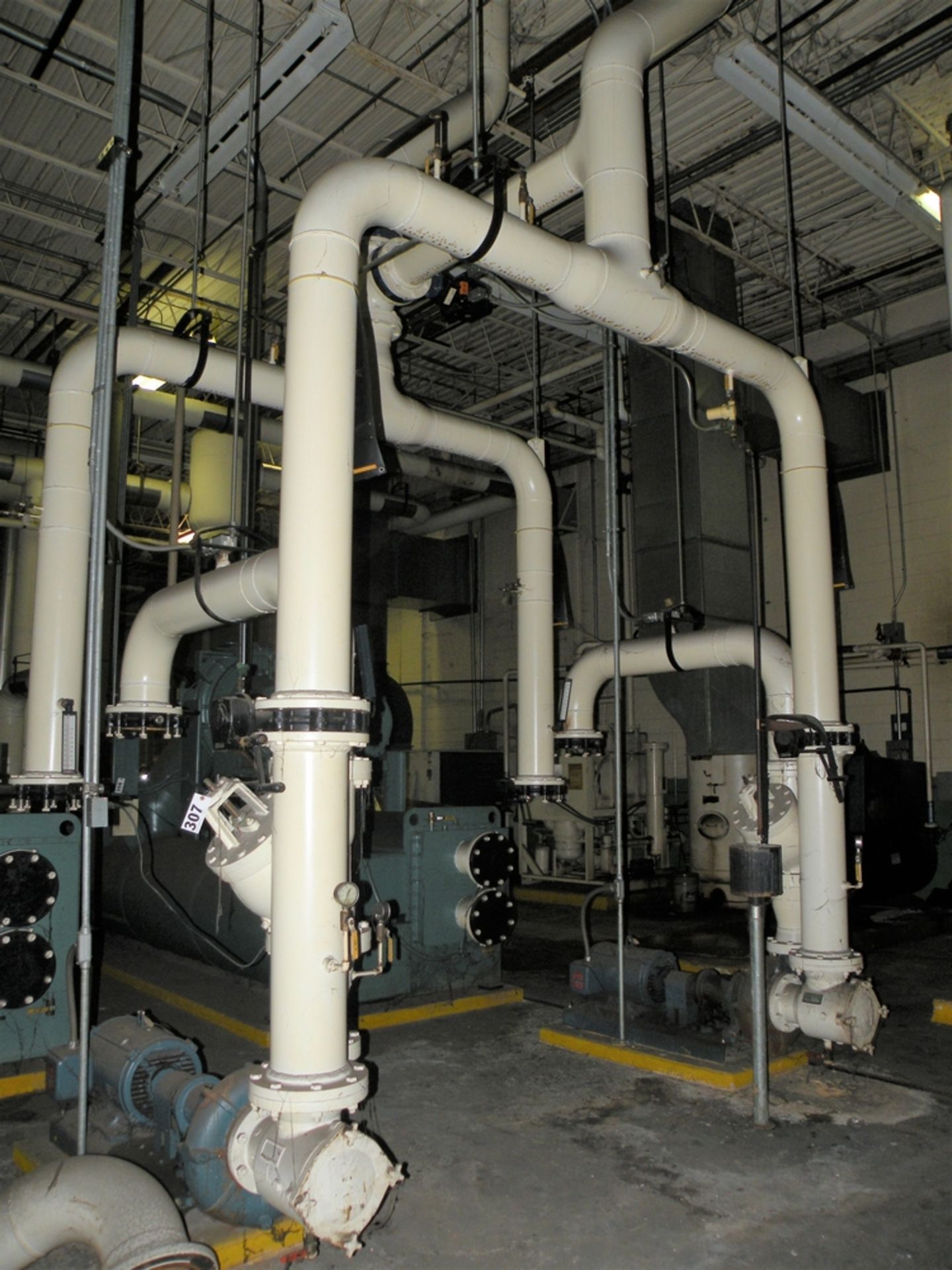 (2) 25 HP Pumps w/Check Valves, (2) Mueller Suction Diffusers, more… (Martin TN) - Image 2 of 11