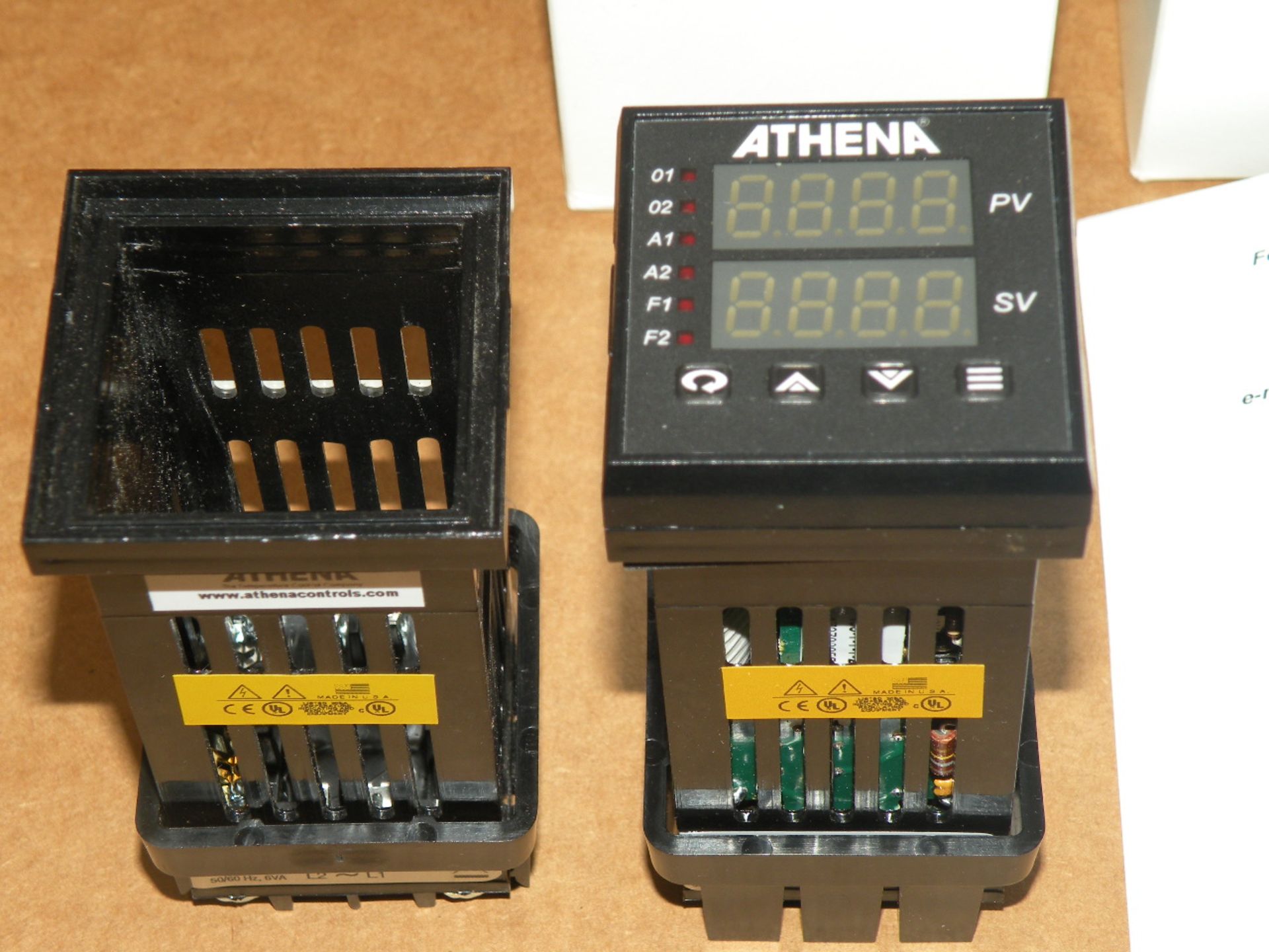 (2) ATHENA #16C-T-T-T-23-00 Controllers, New in Box (S Fulton, TN)