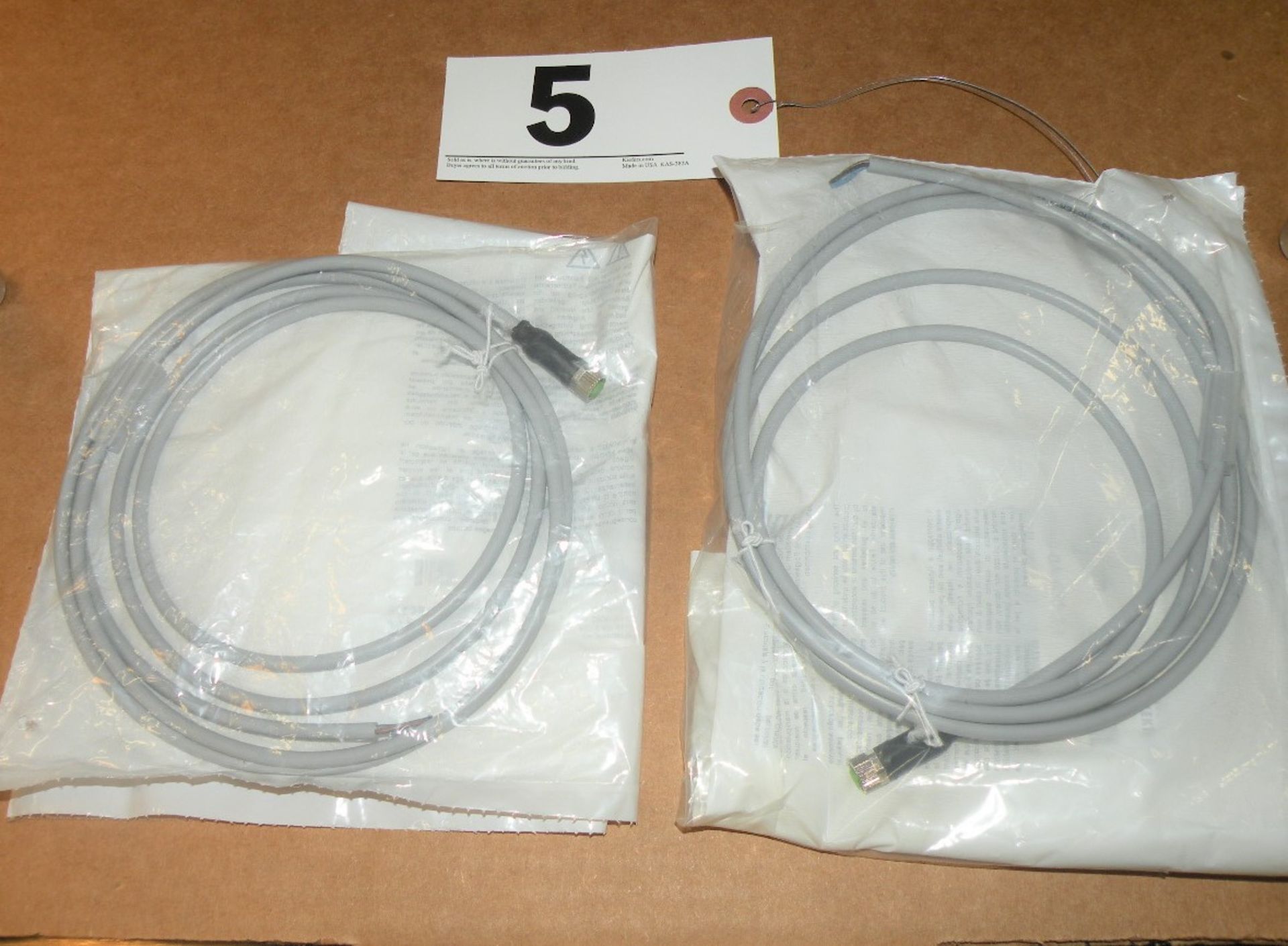 (2) M8 Female Connector Straight with Cable (S Fulton, TN)